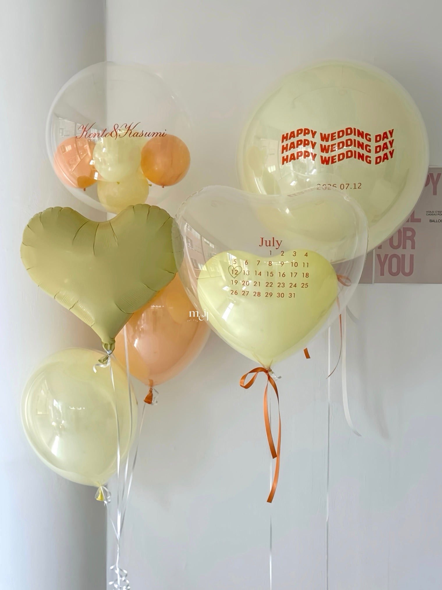 ウェディングを彩る人気バルーン3SET|ウェルカムスペース・結婚祝い