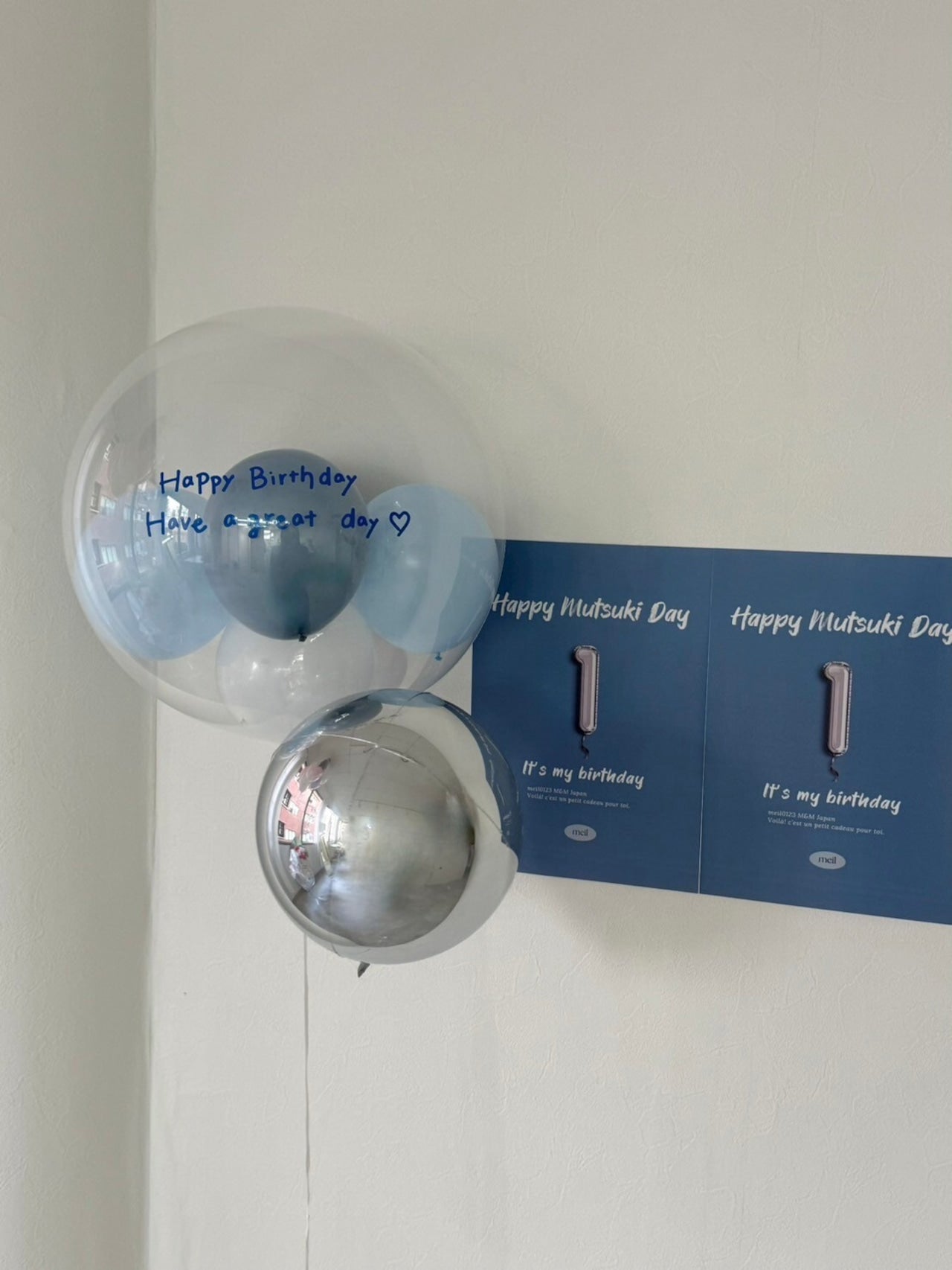 clear round balloon 2SET -SMALL size-【全6色】