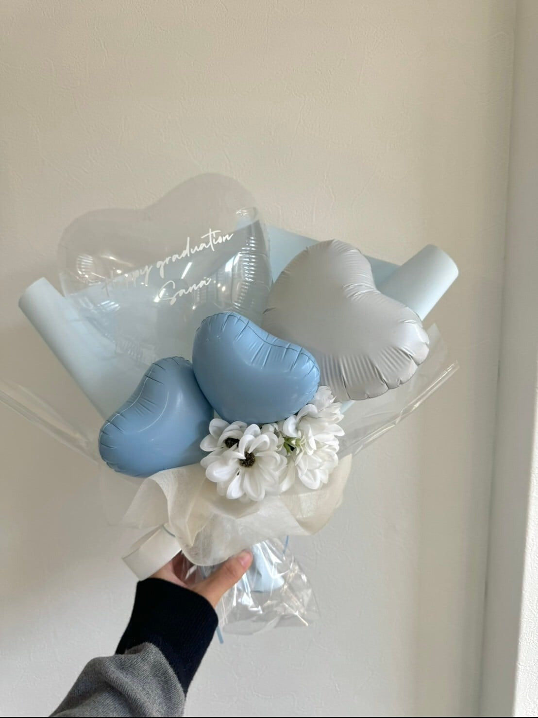 belle Heart balloon mini bouquet 【全10色】