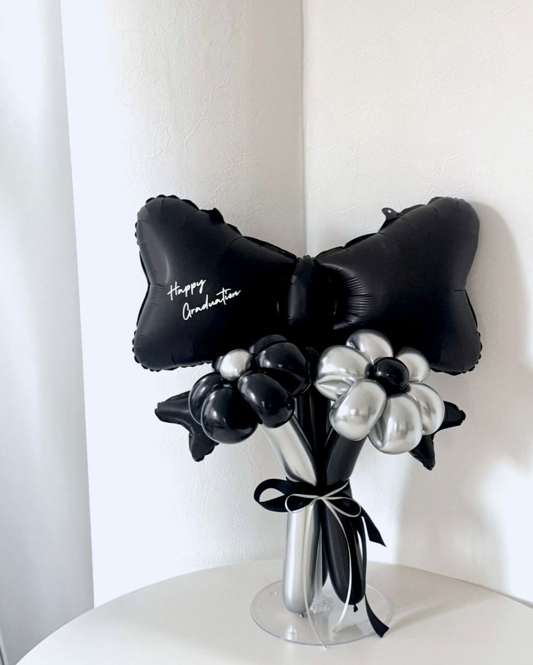 【卒業式】リボン バルーンブーケ スモールサイズ 01
