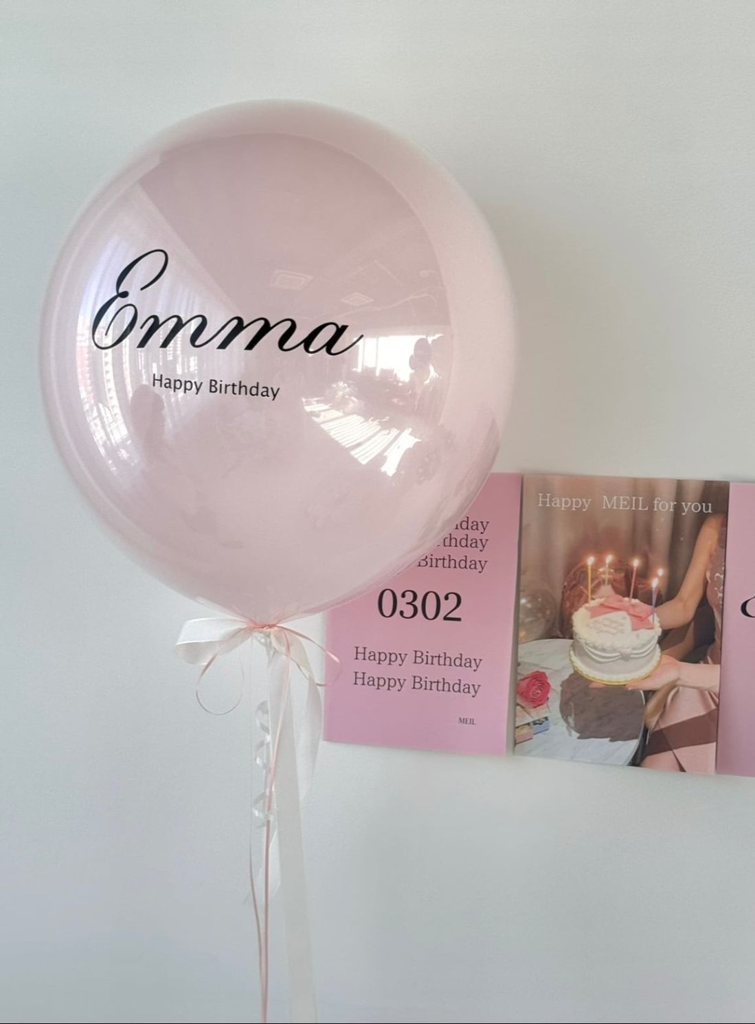 pink float balloon-BIG size-【カラー変更可】