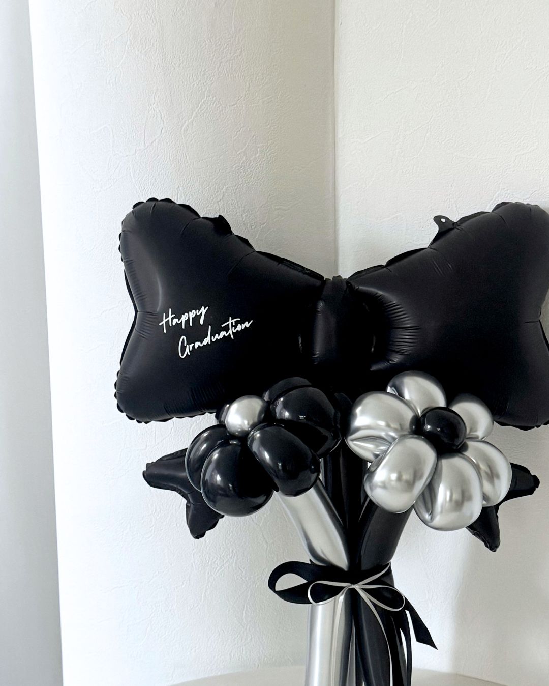 【卒業式】リボン バルーンブーケ スモールサイズ 01