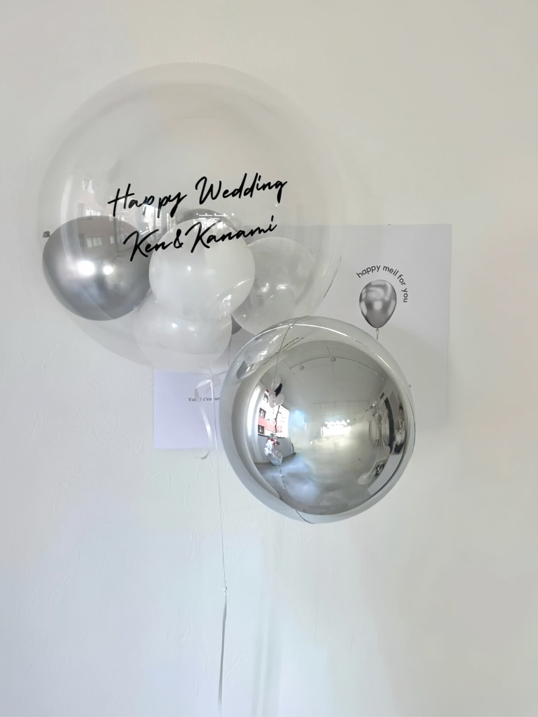 clear round balloon 2SET -SMALL size-【全6色】