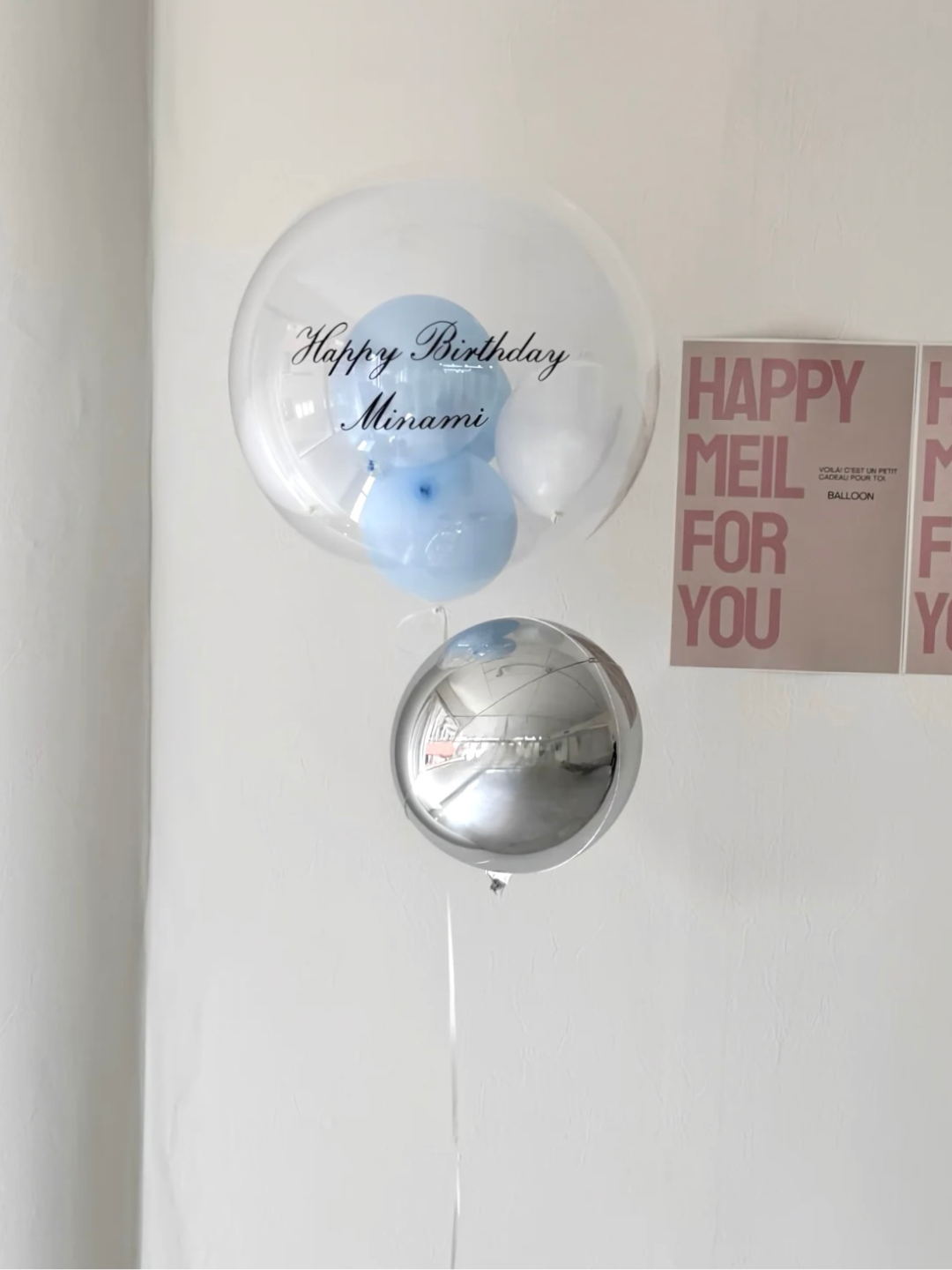 clear round balloon 2SET -SMALL size-【全6色】