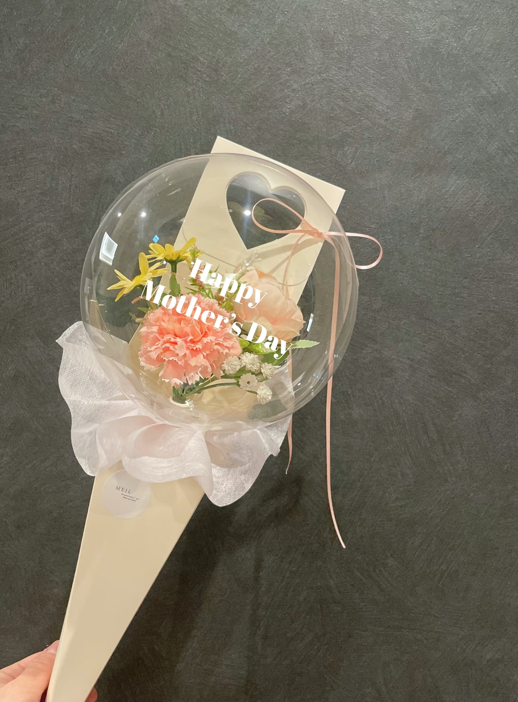 【誕生日・結婚式・母の日ギフト】バルーンフラワー スティックブーケ -01-