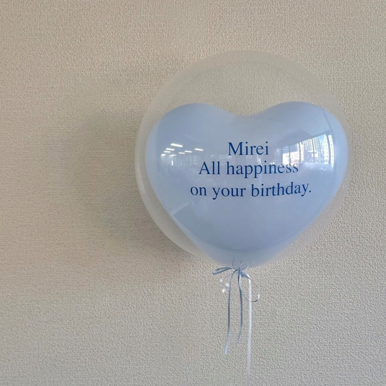 Heart clear float balloon -SMALL size-【全9色】