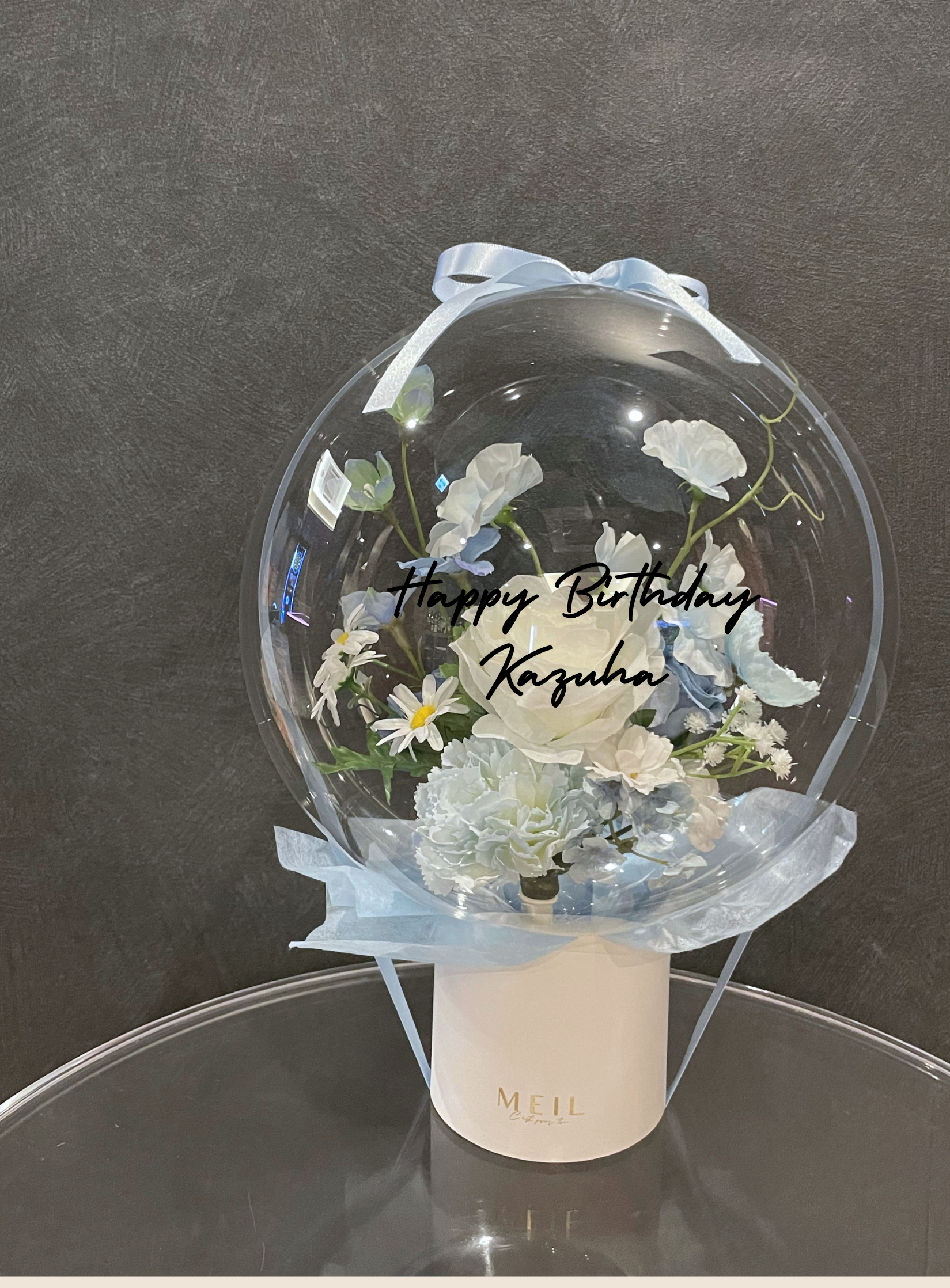 【誕生日・結婚式・母の日ギフト】バルーンフラワー ボックス Mサイズ -12-