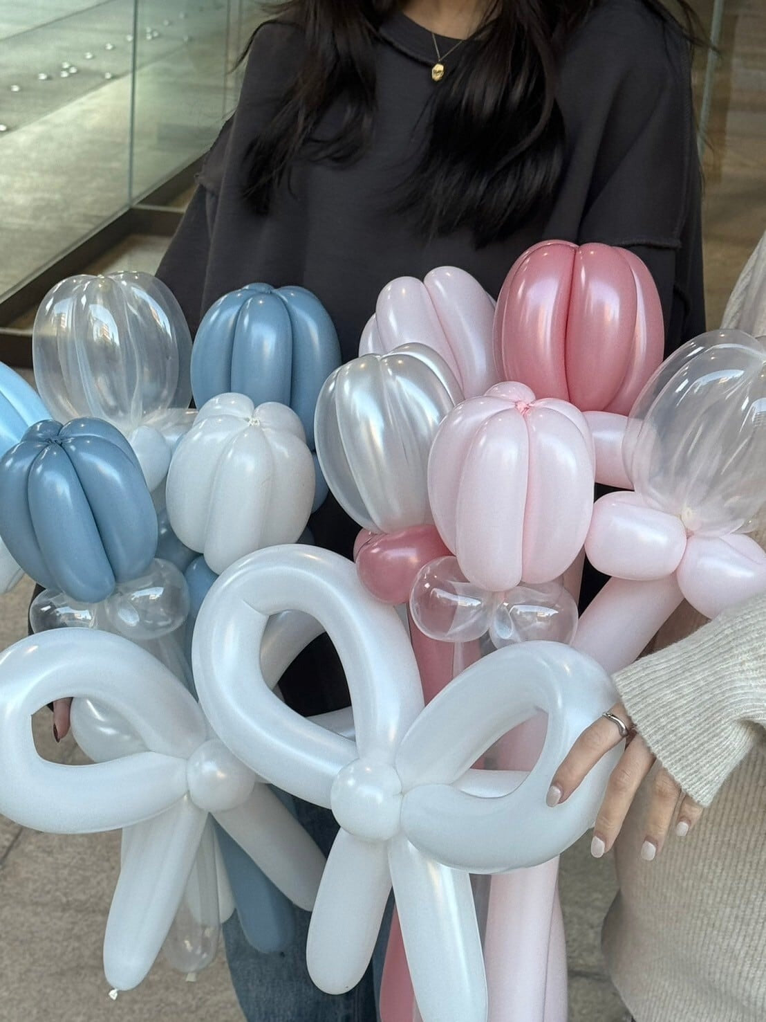 balloon tulip bouquet -リボンver-【全5色】【カラー変更可】