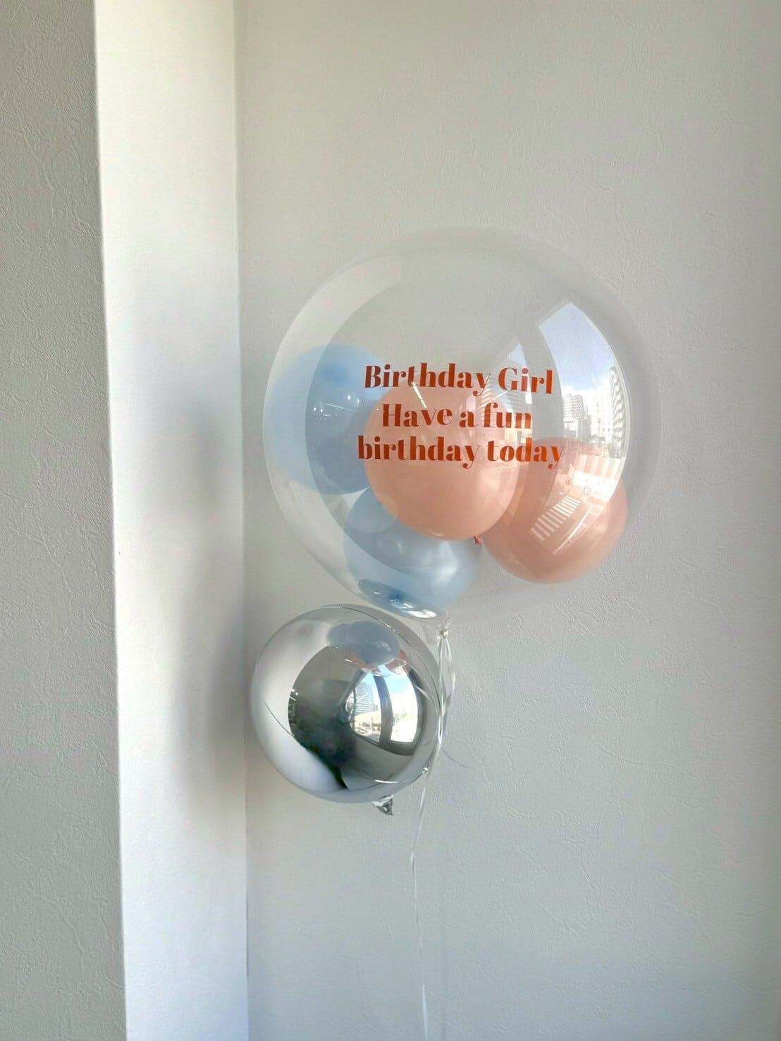 clear round balloon 2SET -SMALL size-【全6色】