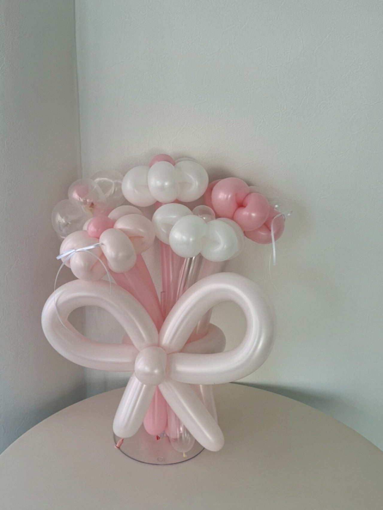 balloon flower bouquet 5本 -リボンver-【サテンリボン付き】【全7色】