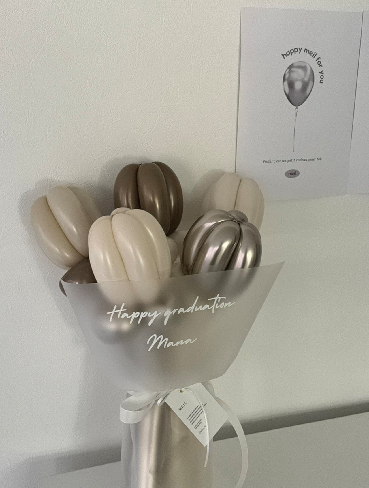 balloon tulip bouquet ラッピングver-【全5色】【カラー変更可】