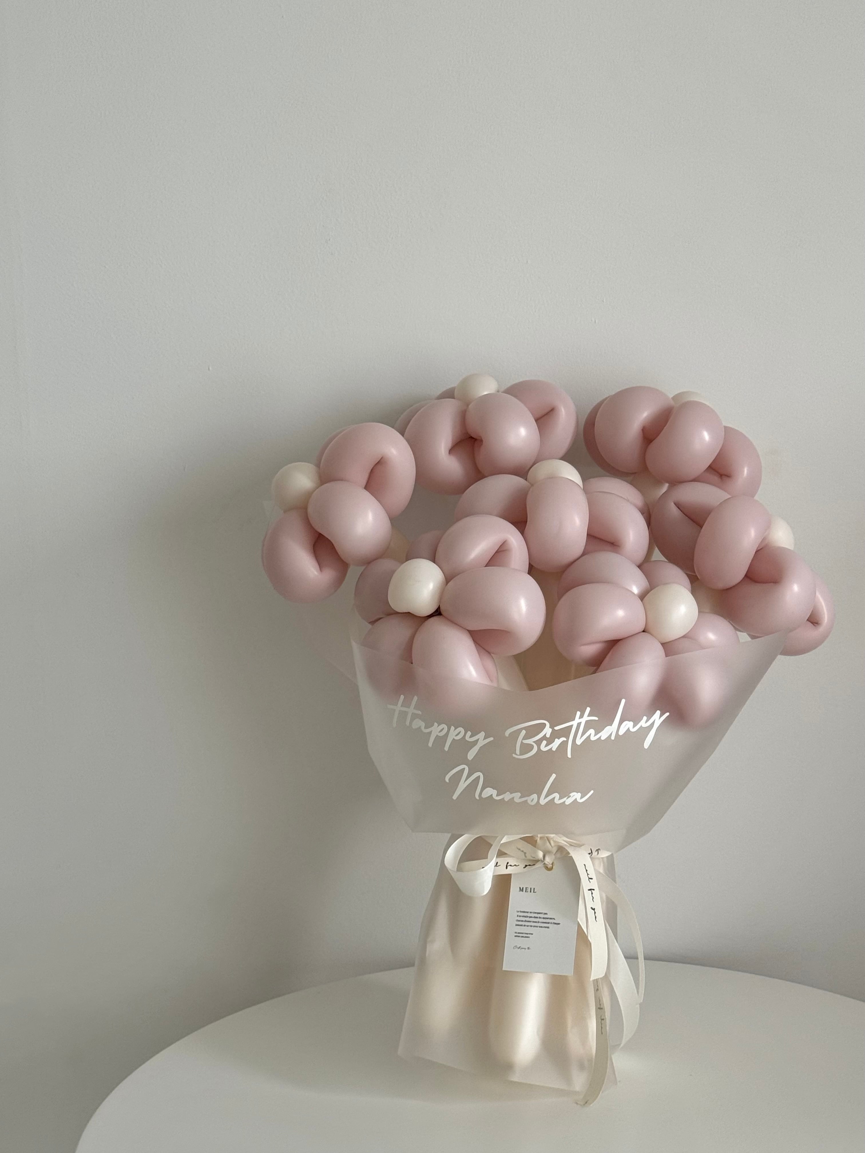 balloon flower bouquet-ラッピングver-【全41色】