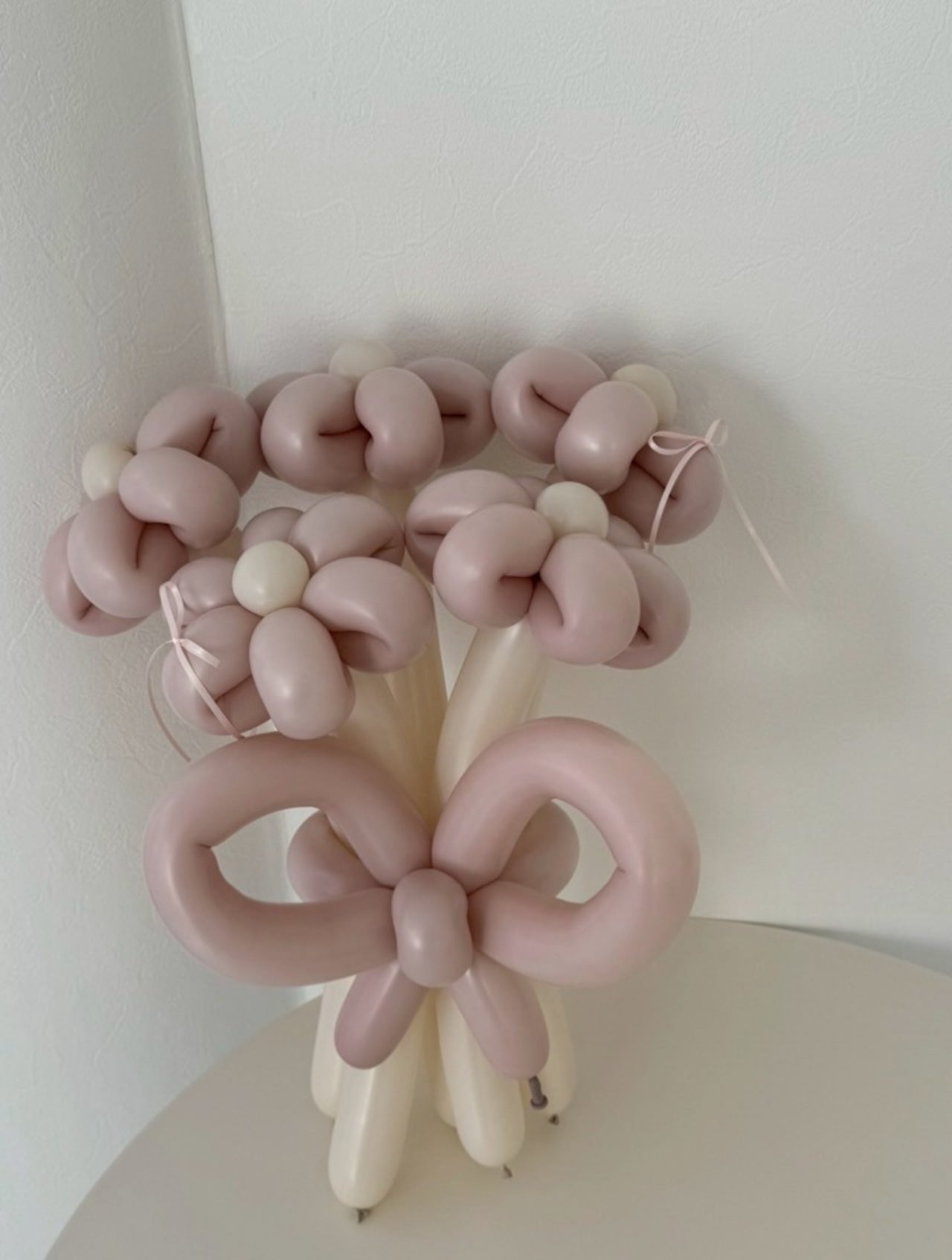 balloon flower bouquet 5本 -リボンver-【サテンリボン付き】【全7色】