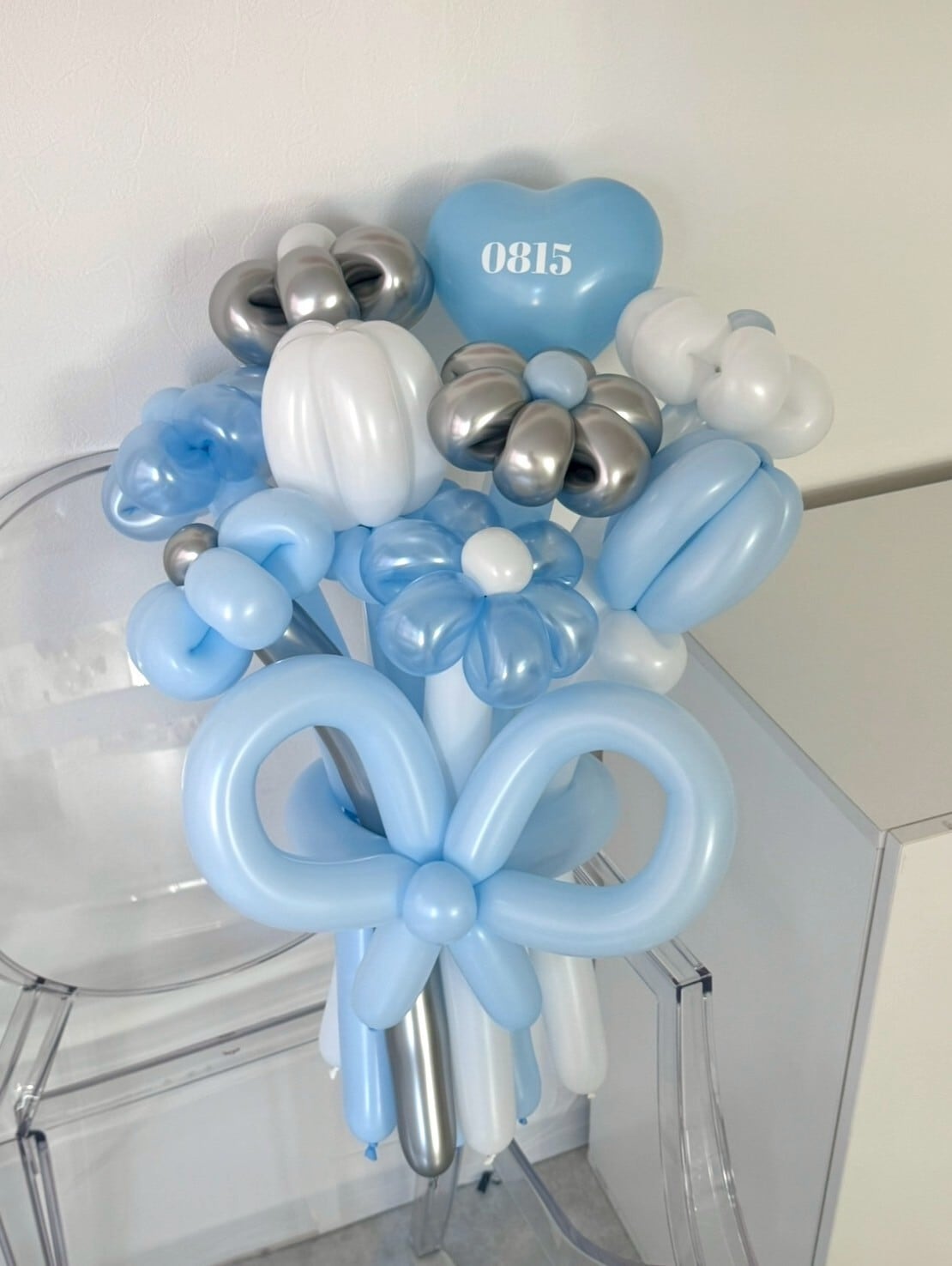balloon bouquet mini heart -BIG size-【全5色】【カラー変更可】
