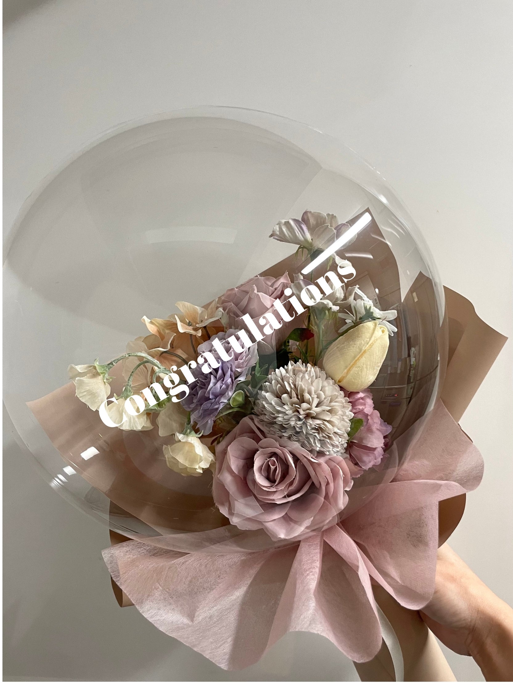 balloon flower bouquet medium size -01-