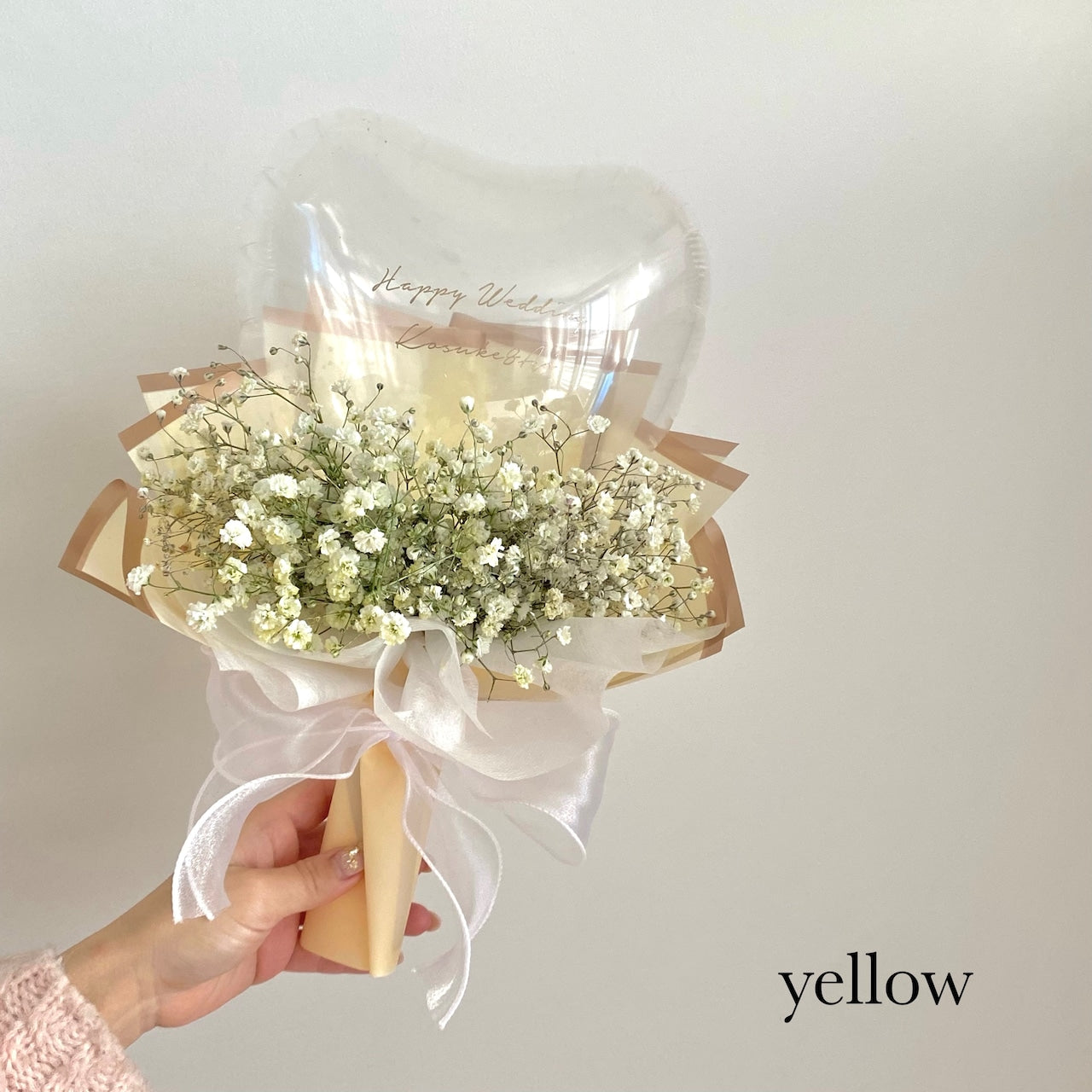 baby’s breath Heart mini bouquet【生花】【全6色】
