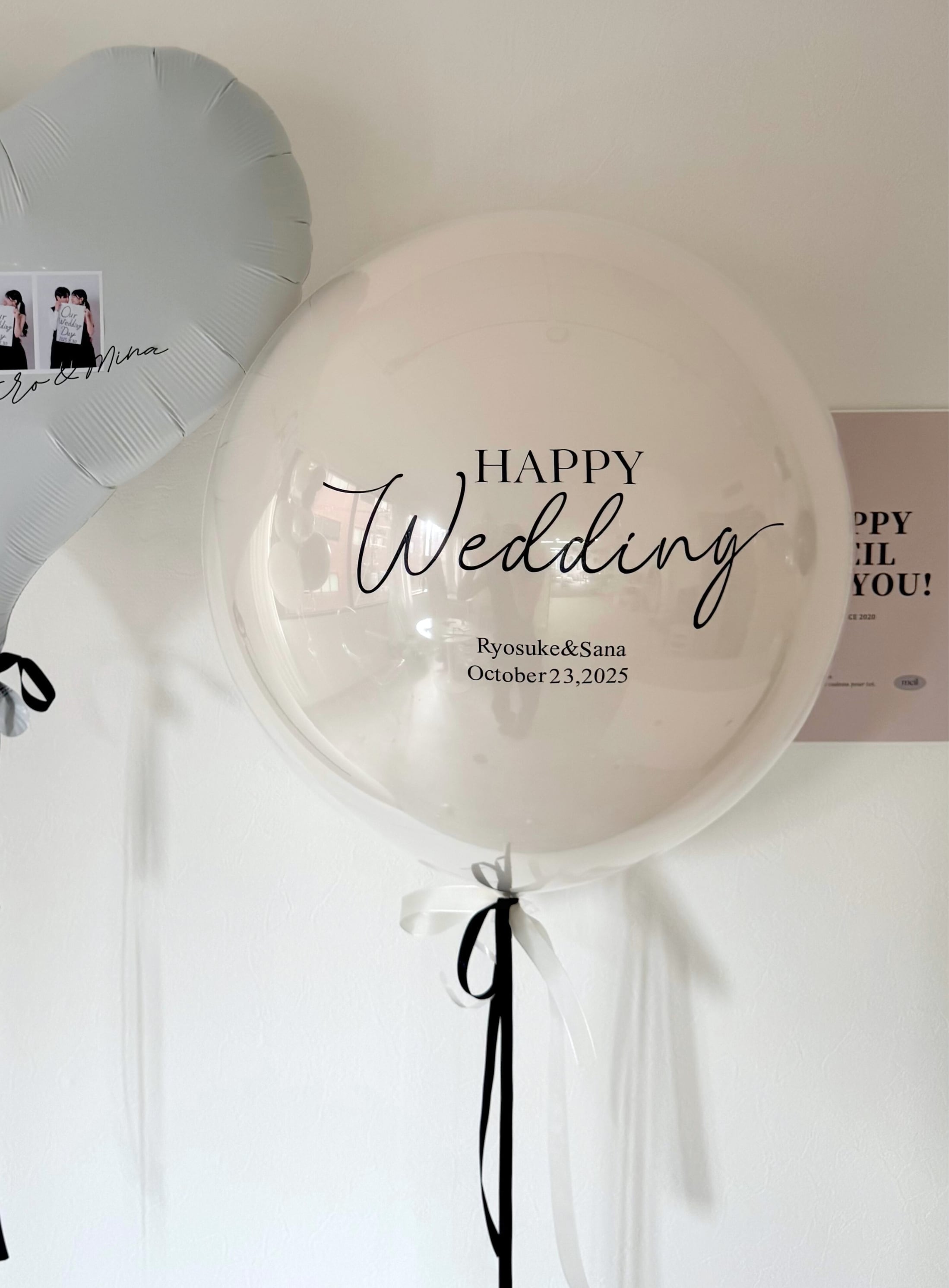 design01 round balloon -BIG size-【全33色】【ウェディング】