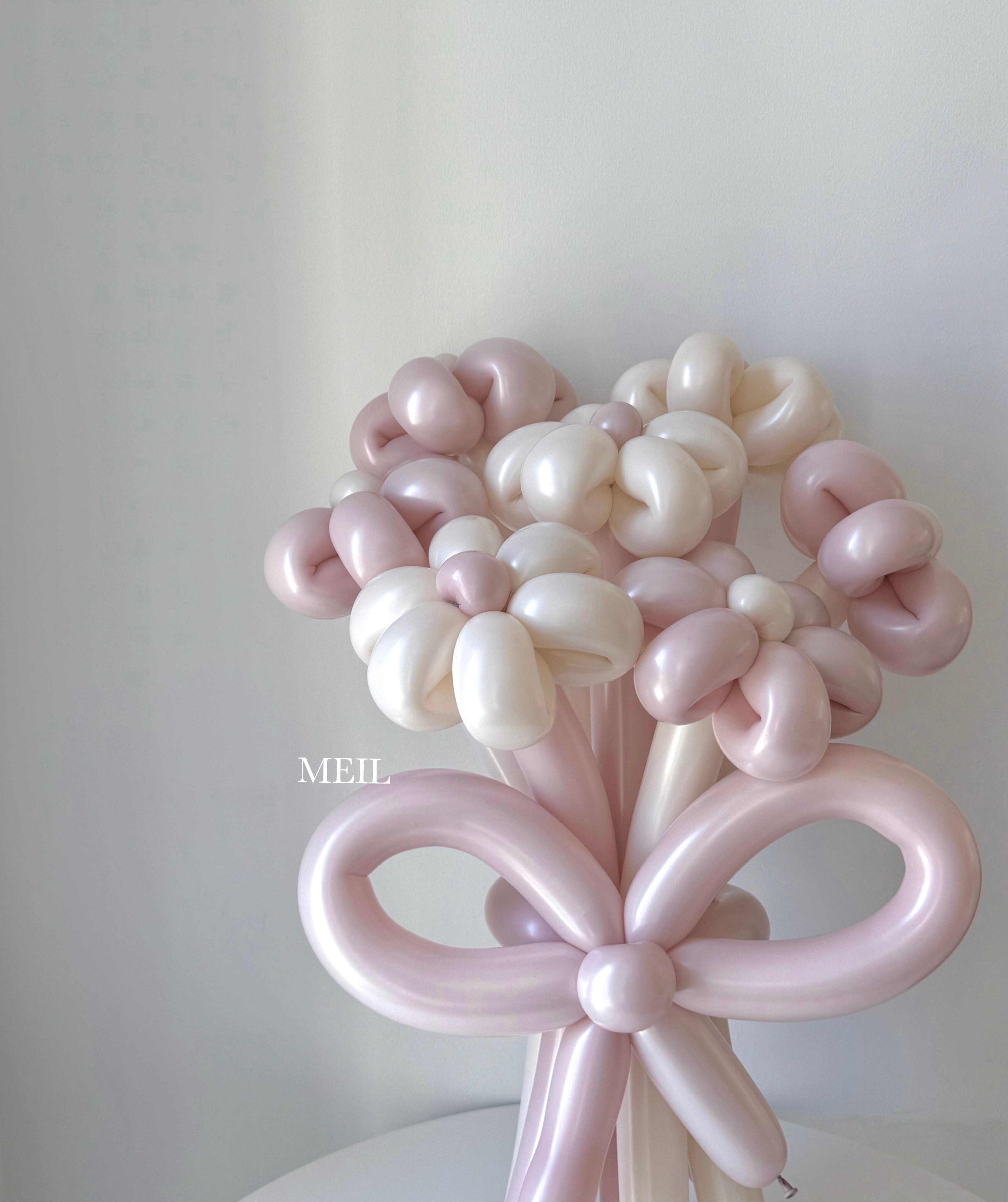 balloon flower bouquet-リボンver-【全41色】