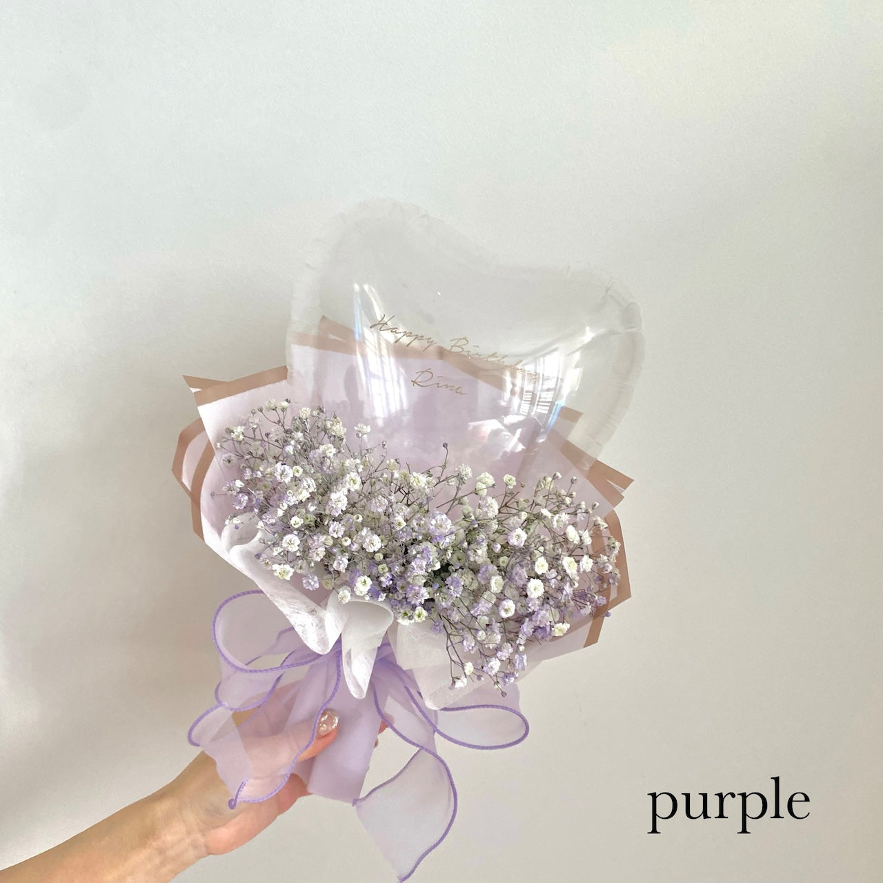 baby’s breath Heart mini bouquet【生花】【全6色】