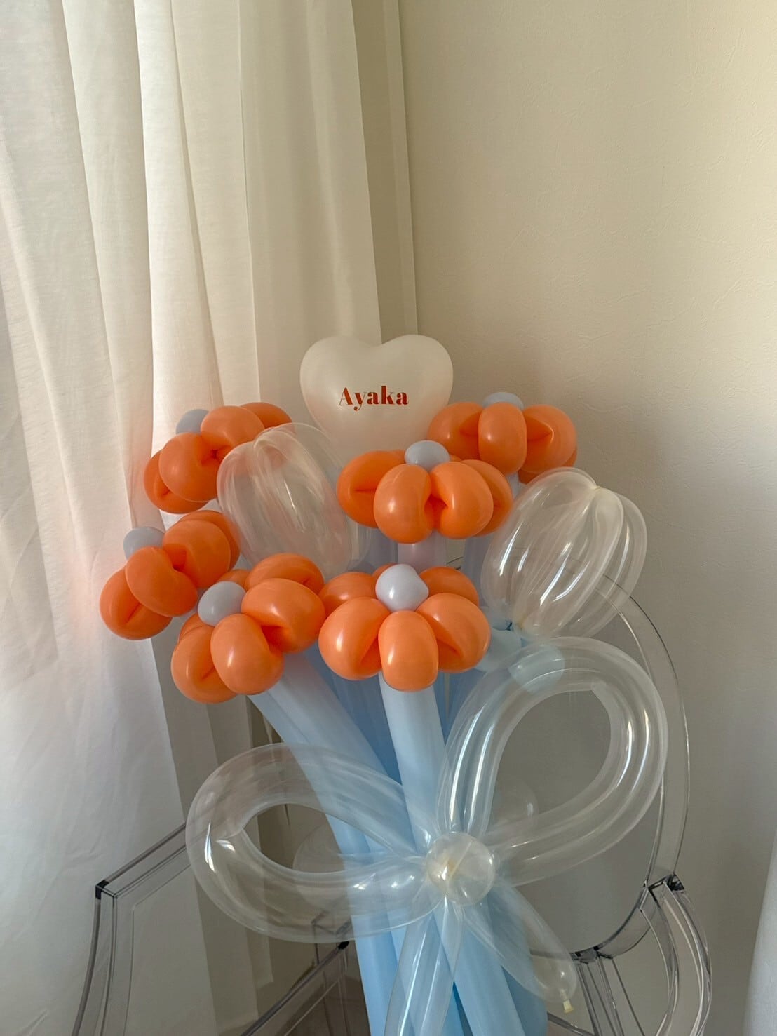 balloon bouquet mini heart -BIG size-【全5色】【カラー変更可】