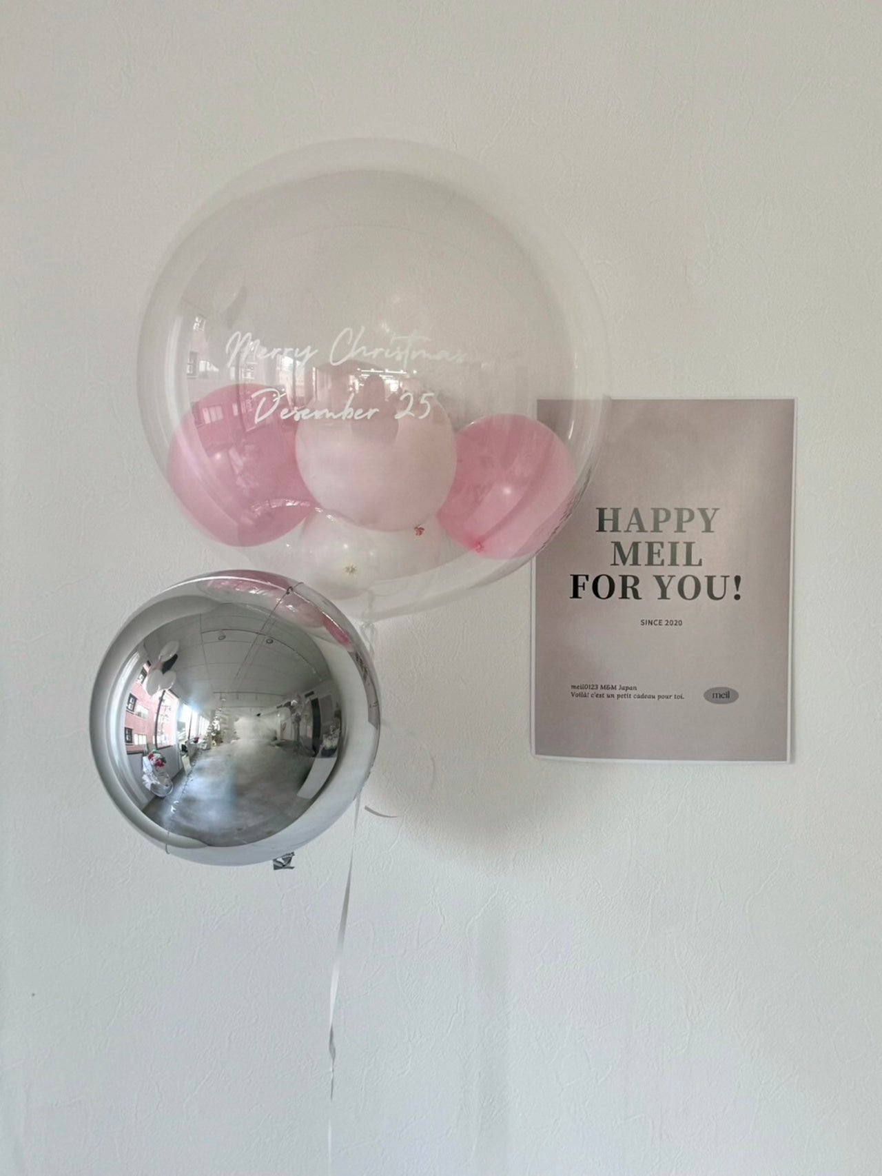 clear round balloon 2SET -SMALL size-【全6色】