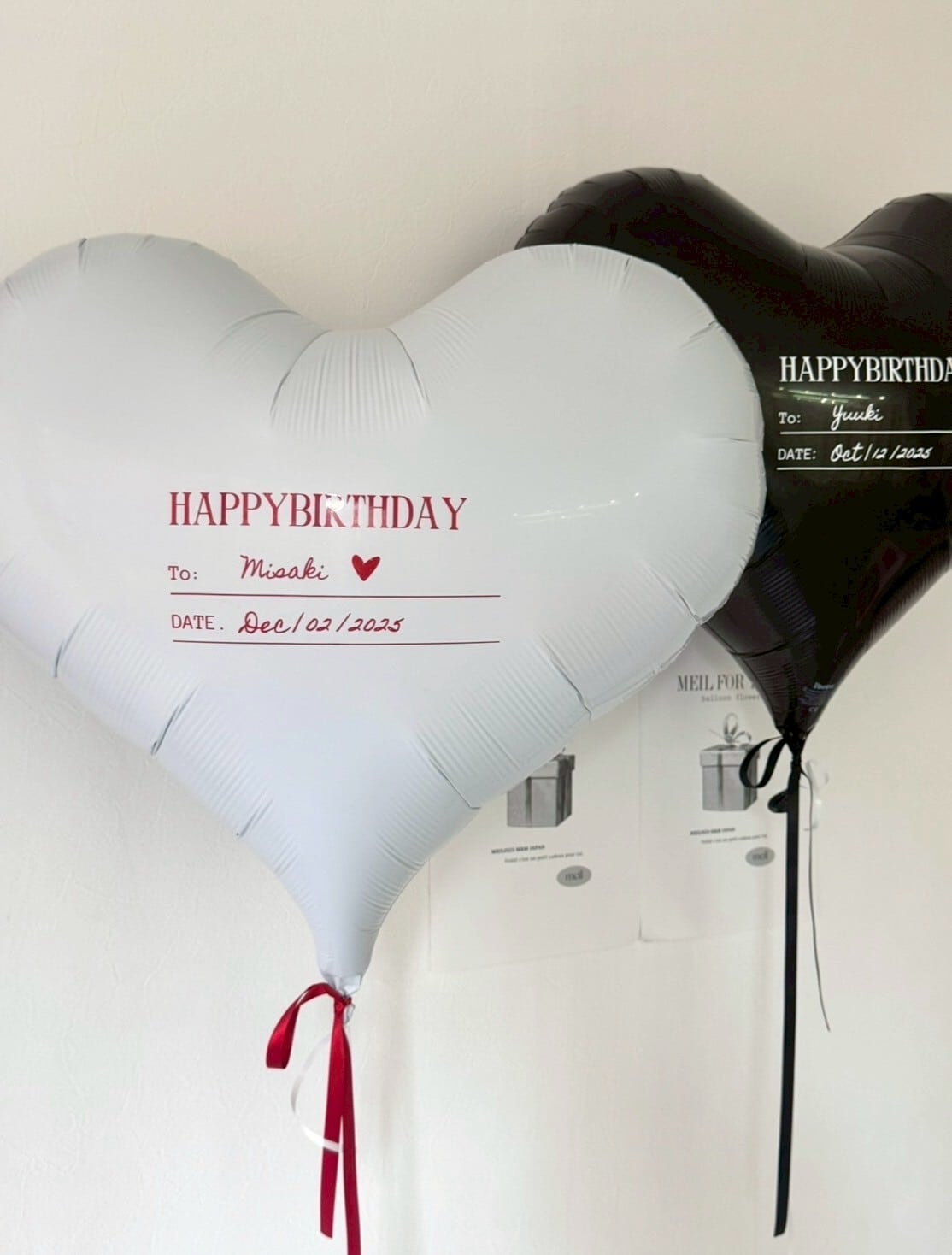 letter heart balloon-BIG size-【全2色】