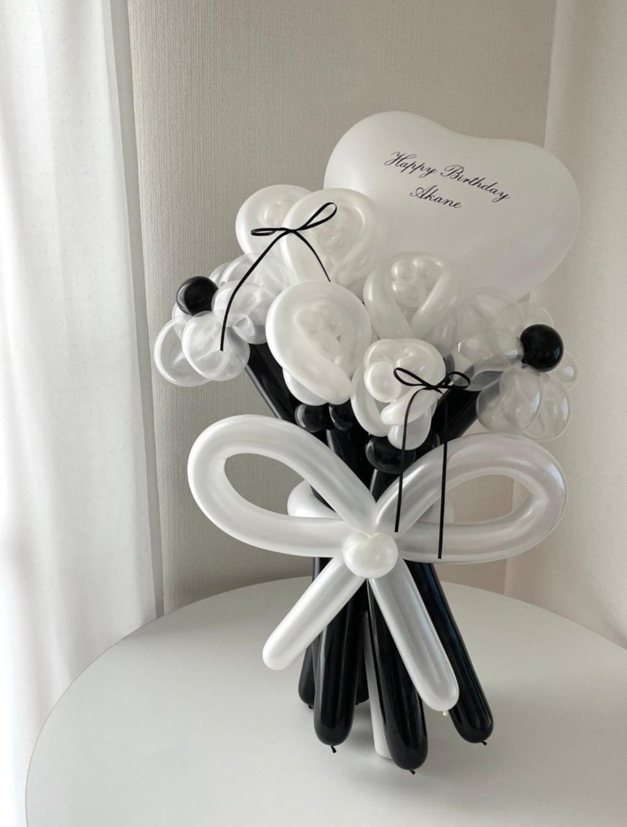balloon flower heart bouquet -BIG size-【全3色】