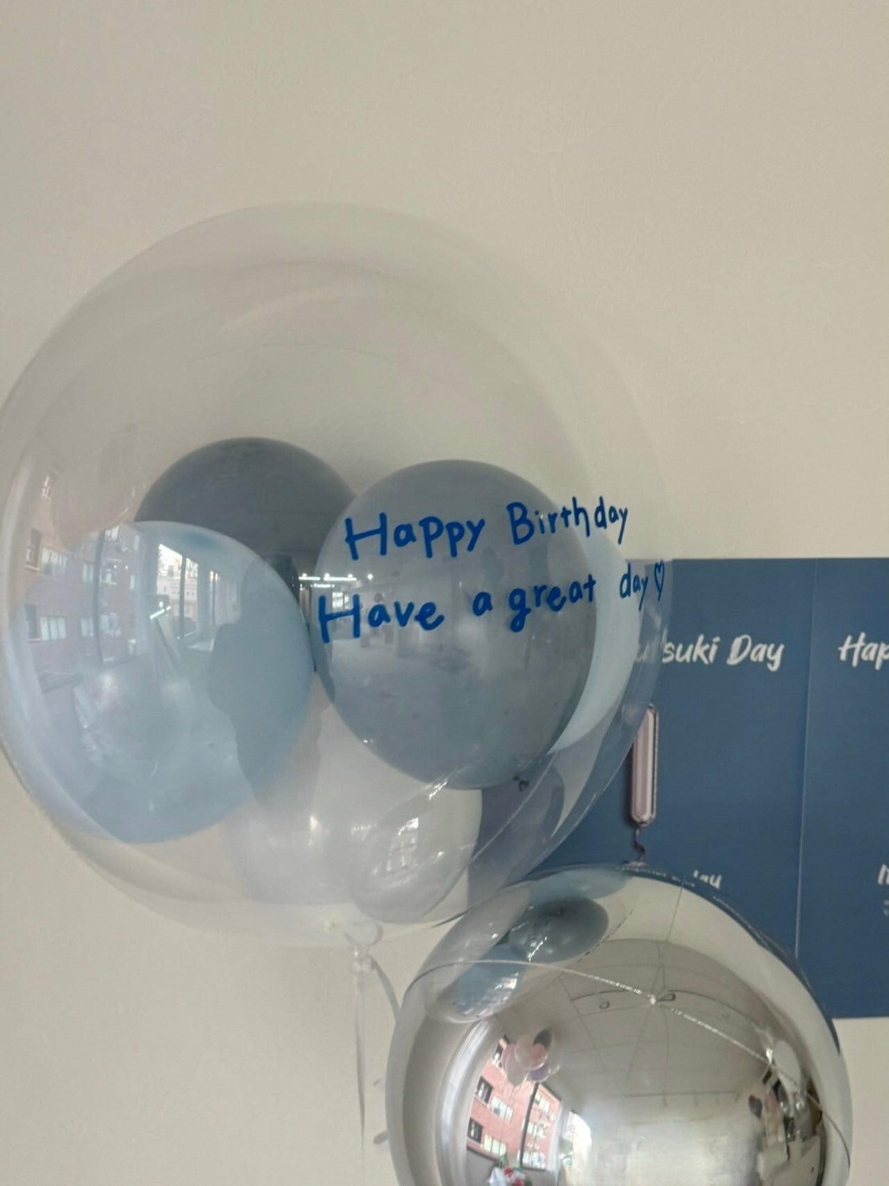 clear round balloon 2SET -SMALL size-【全6色】