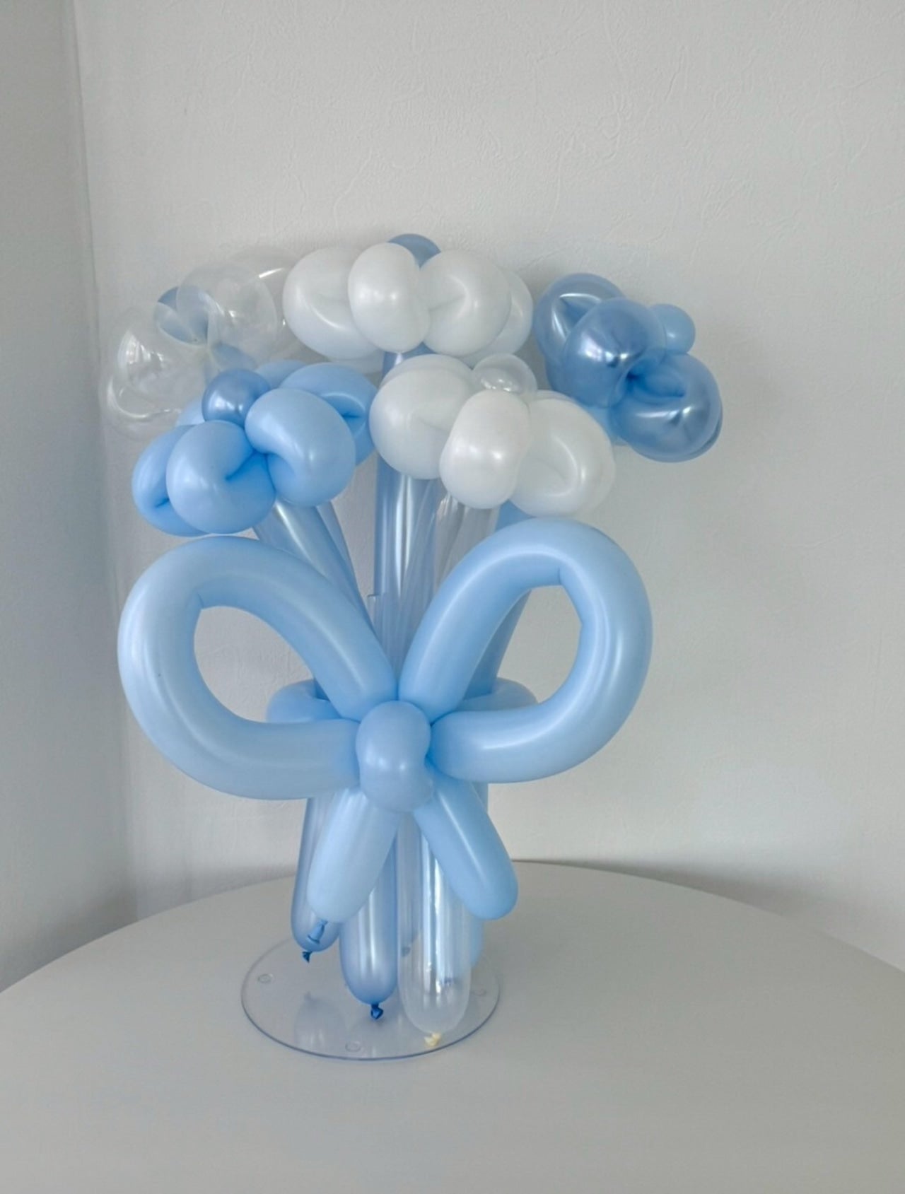 balloon flower bouquet 5本 -リボンver-【全7色】