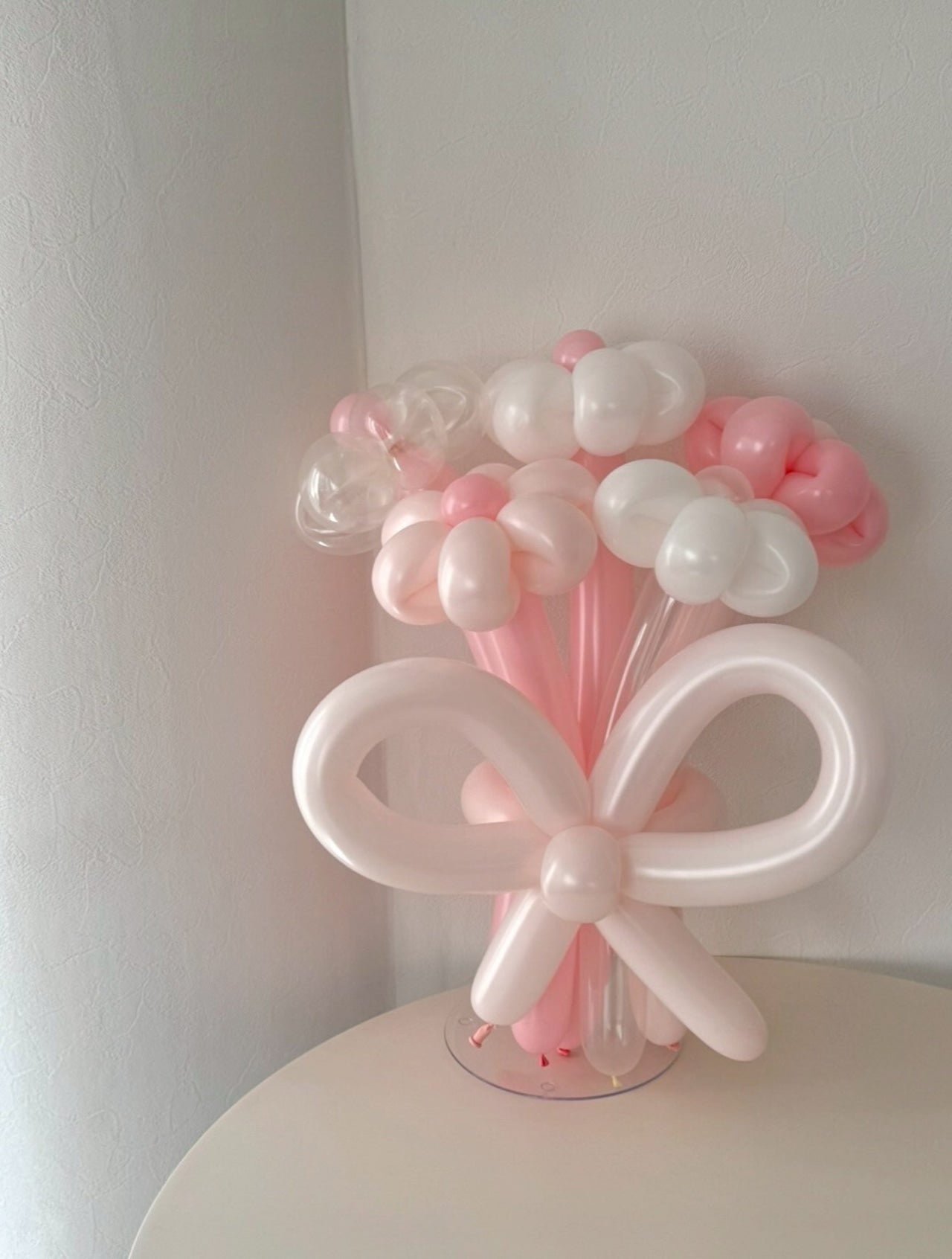 balloon flower bouquet 5本 -リボンver-【全7色】