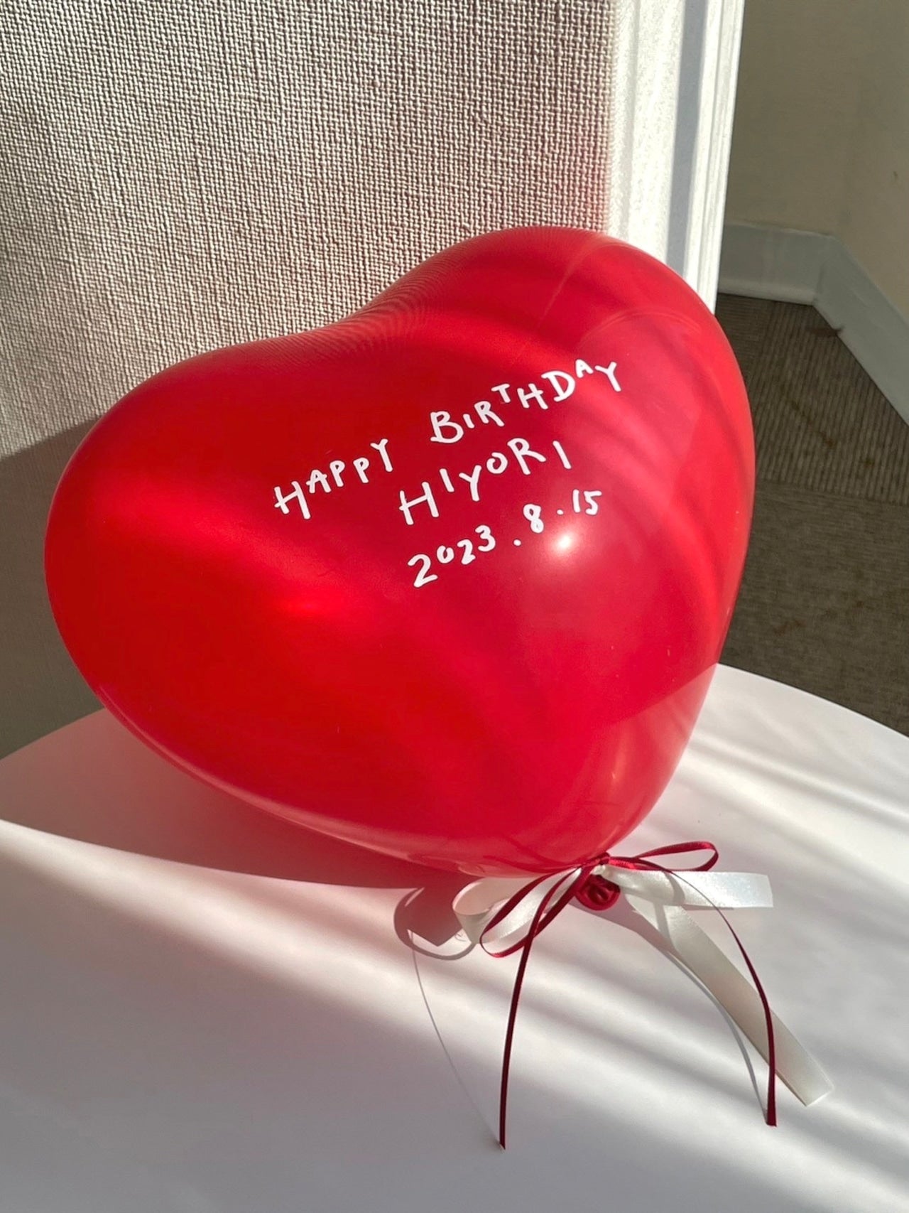 Heart message balloon【全9色】