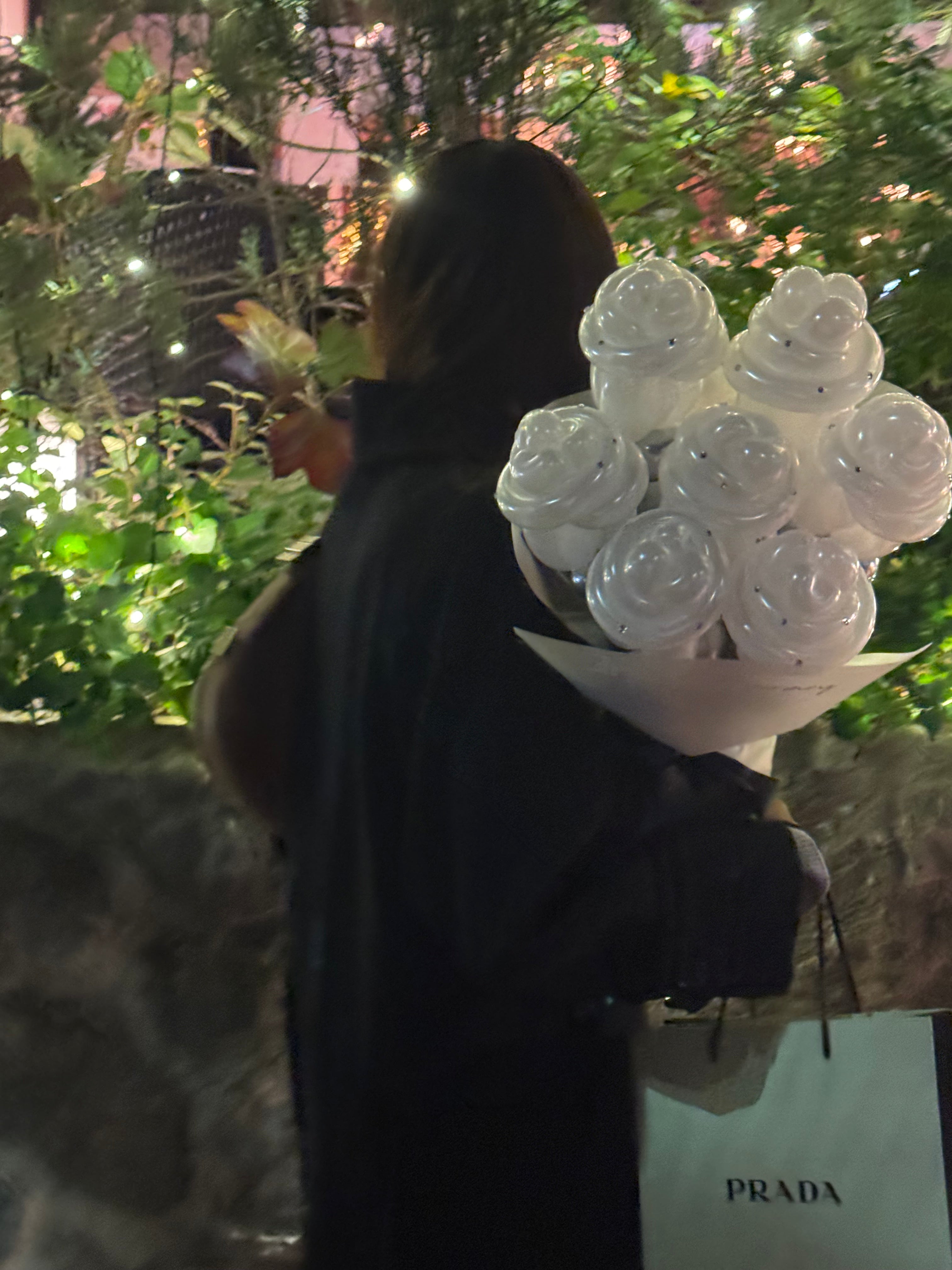 rose balloon bouquet ラインストーン付き【全7色】