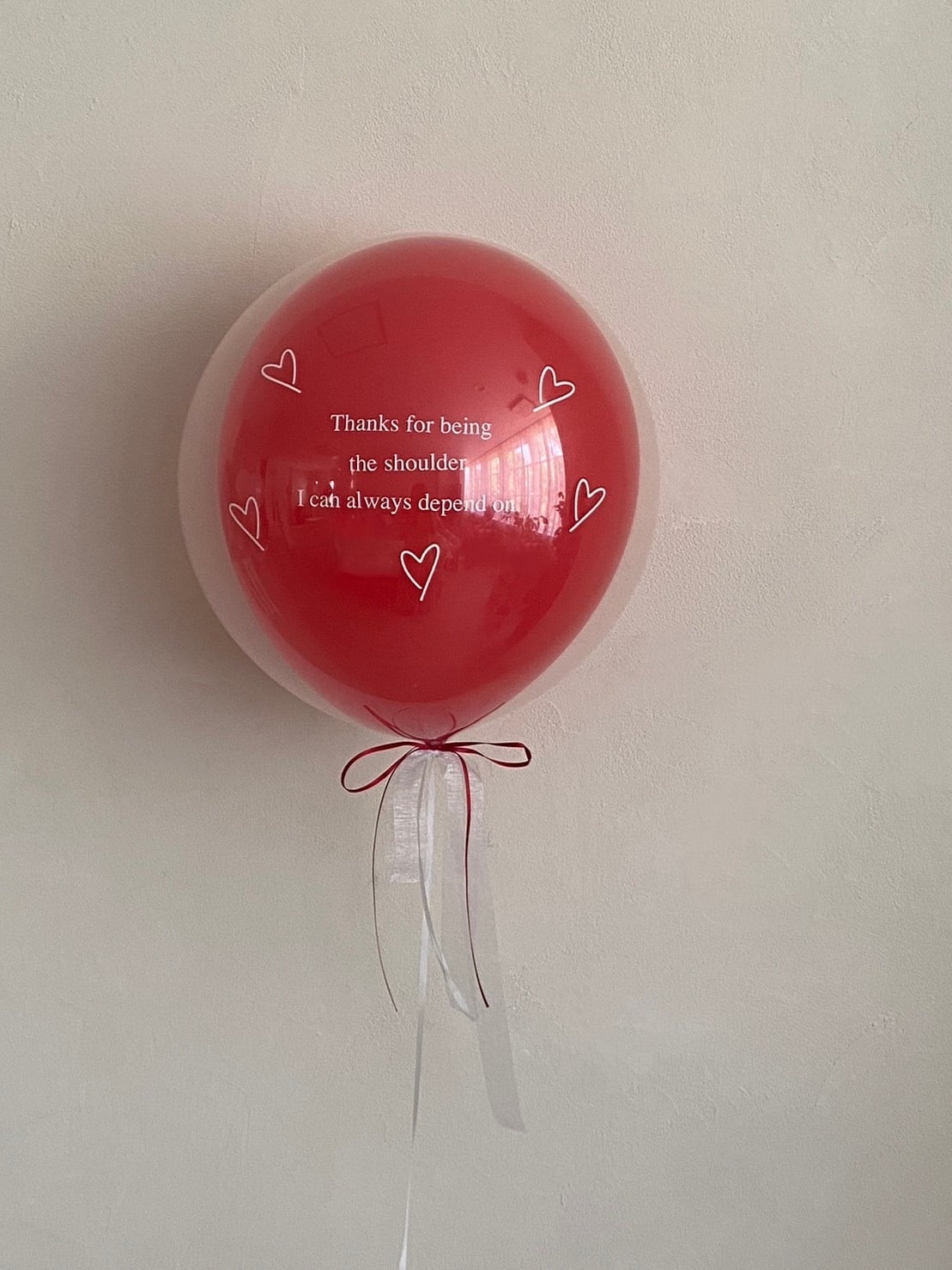 custom float balloon -SMALL size-【マークオプションver】【全42色】【カスタマイズ】