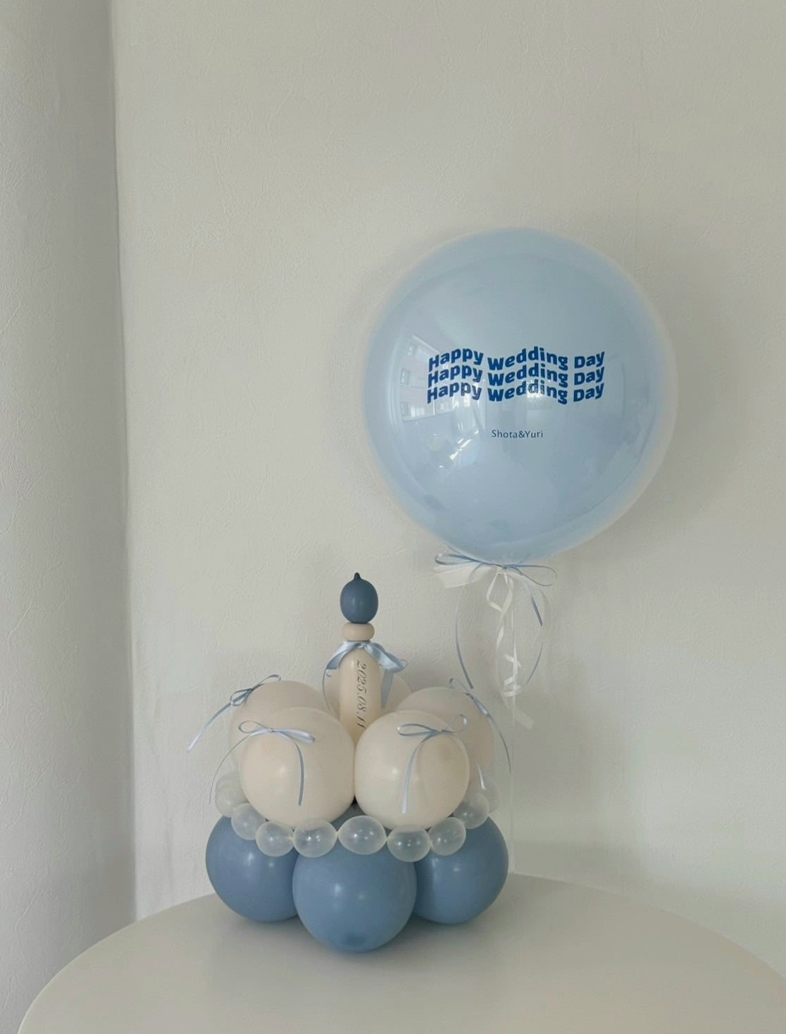 blue color balloon 2SET【セット商品】【カラー変更可】