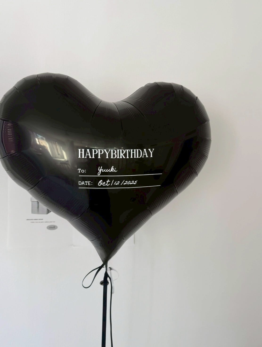 letter heart balloon-BIG size-【全2色】