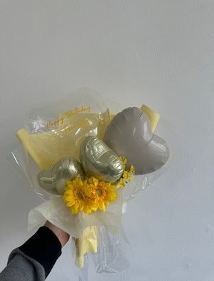 belle Heart balloon mini bouquet 【全10色】