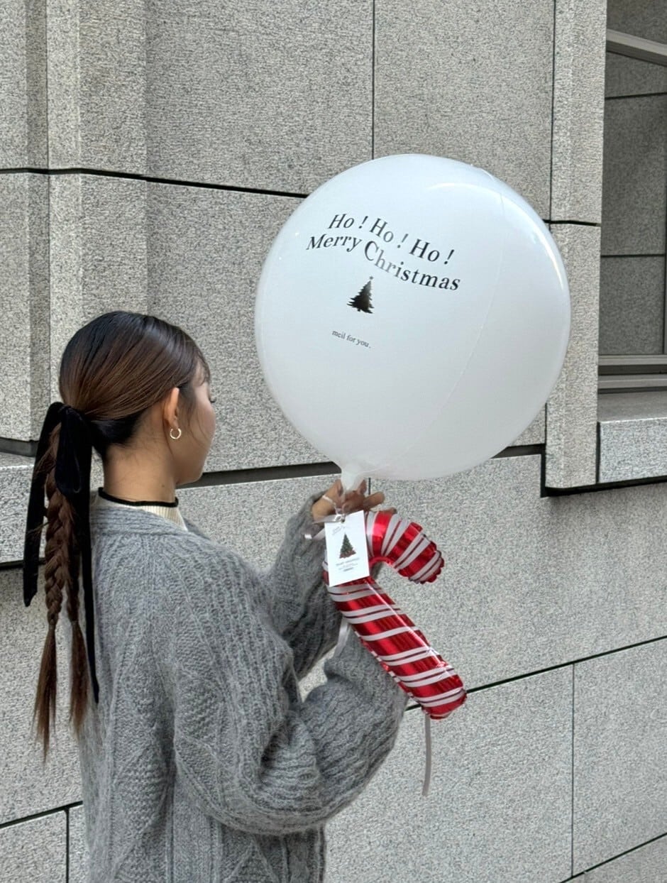 ball float balloon -03- 【赤・白2色展開】【クリスマス】