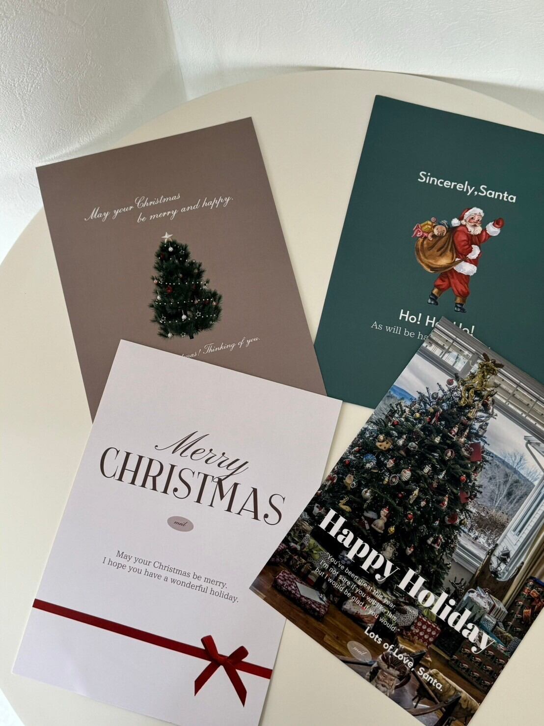 Xmas オリジナルポスター 4枚セット【クリスマス】