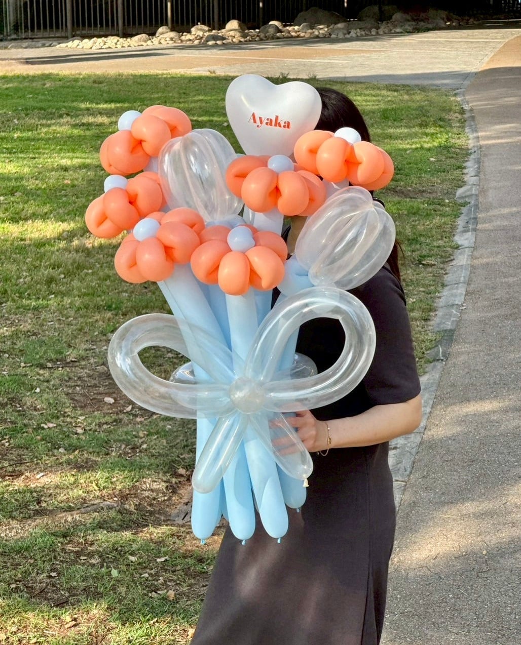 balloon bouquet mini heart -BIG size-【全5色】【カラー変更可】