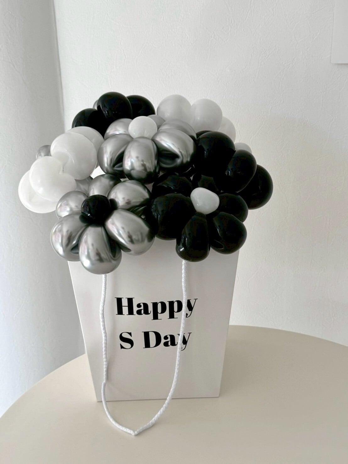 black×white balloon 3SET【セット商品】【カラー変更可】