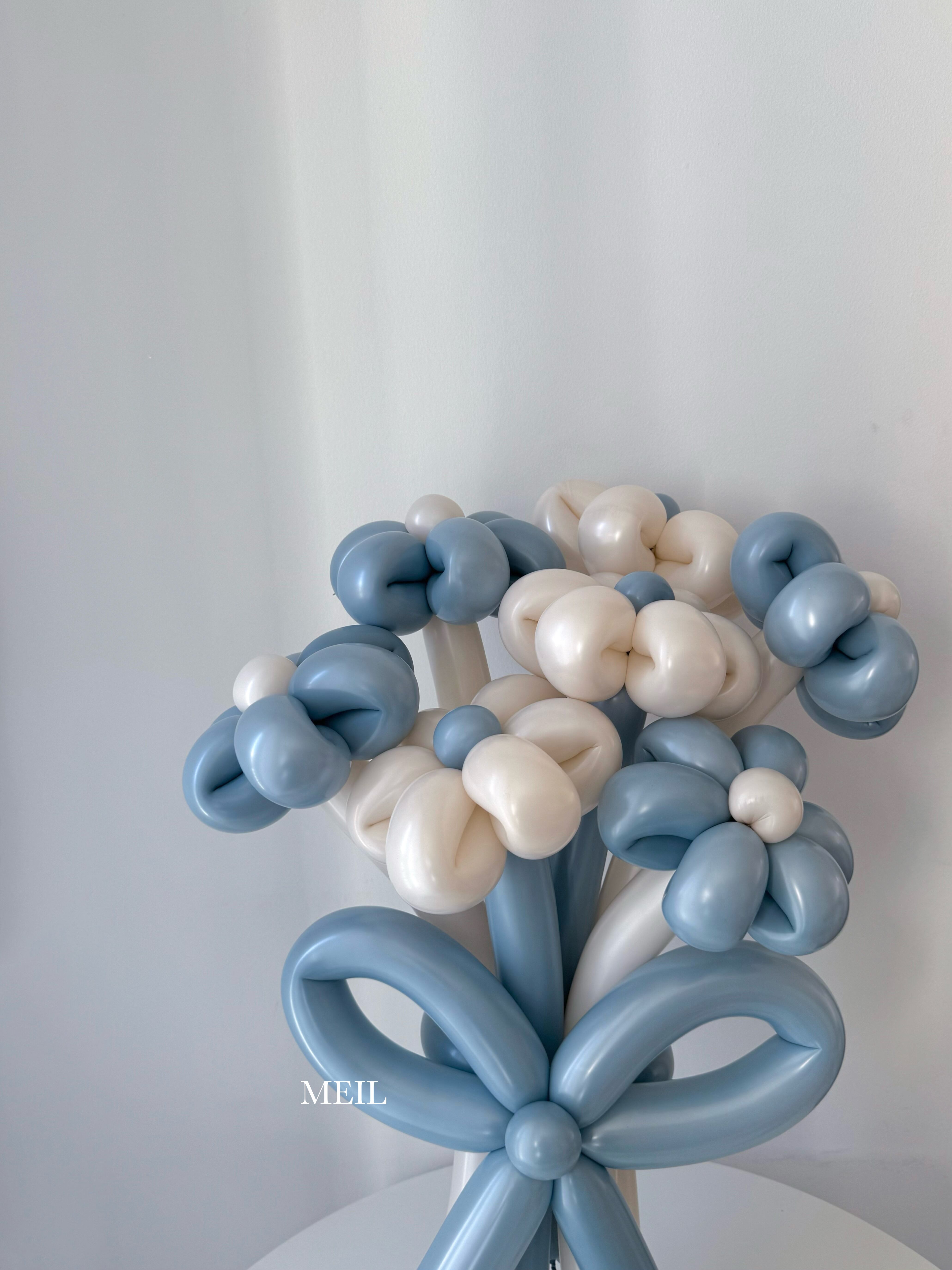 balloon flower bouquet-リボンver-【全41色】