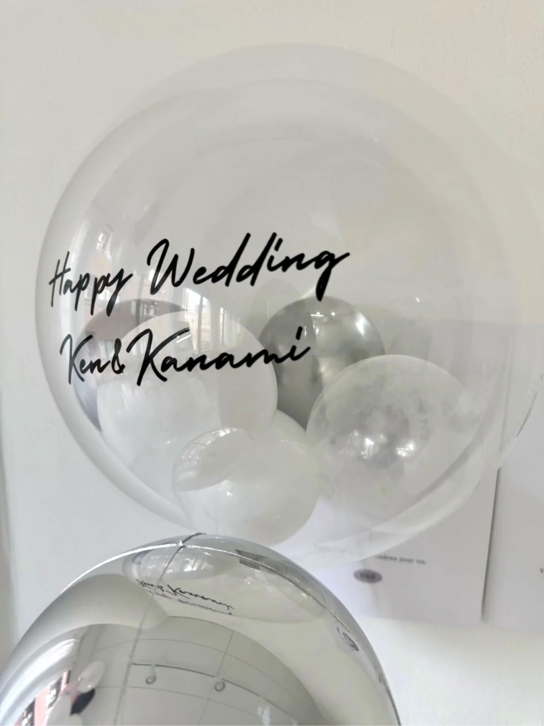 clear round balloon 2SET -SMALL size-【全6色】