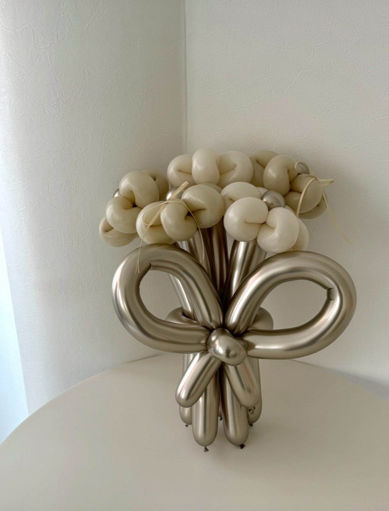 balloon flower bouquet 5本  -リボンver-【サテンリボン付き】【全7色】