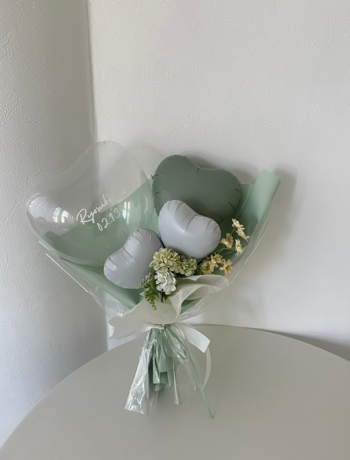 belle Heart  balloon mini bouquet 【全10色】
