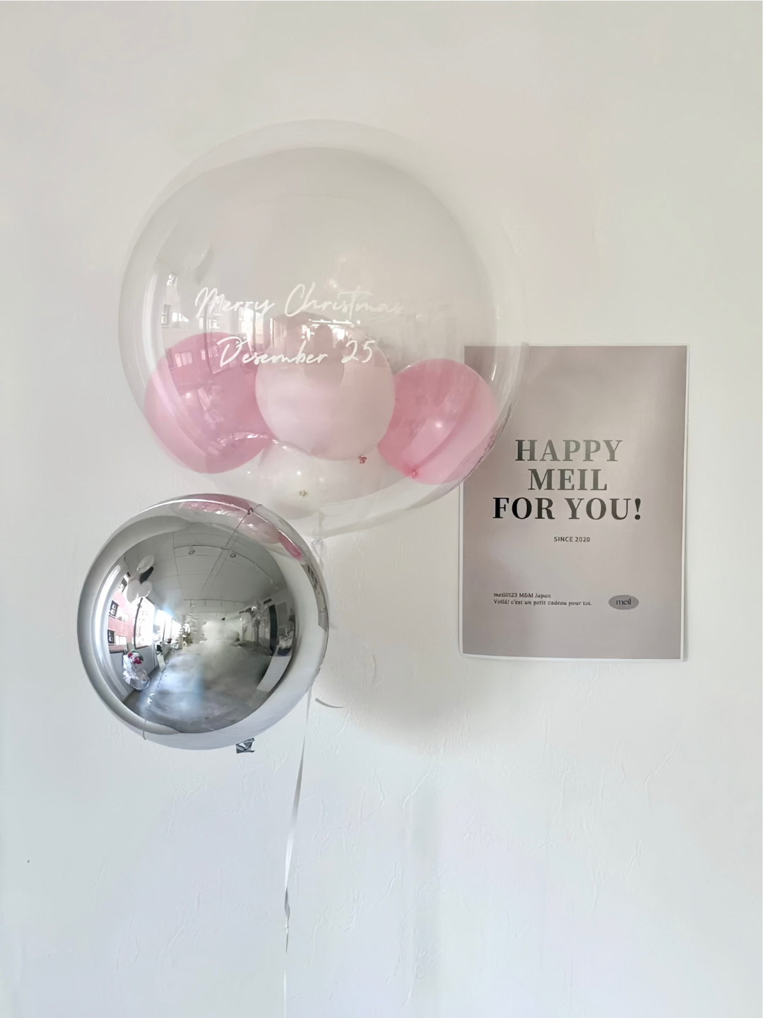 clear round balloon 2SET -SMALL size-【全6色】