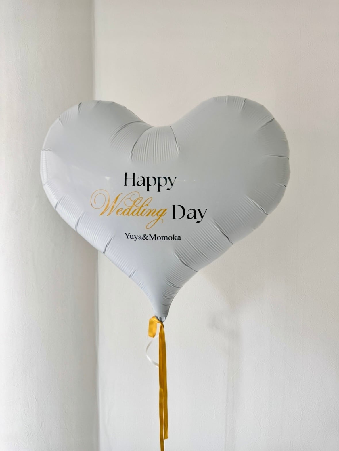 design 04 heart balloon-BIG size-【全2色】【ウェディング】