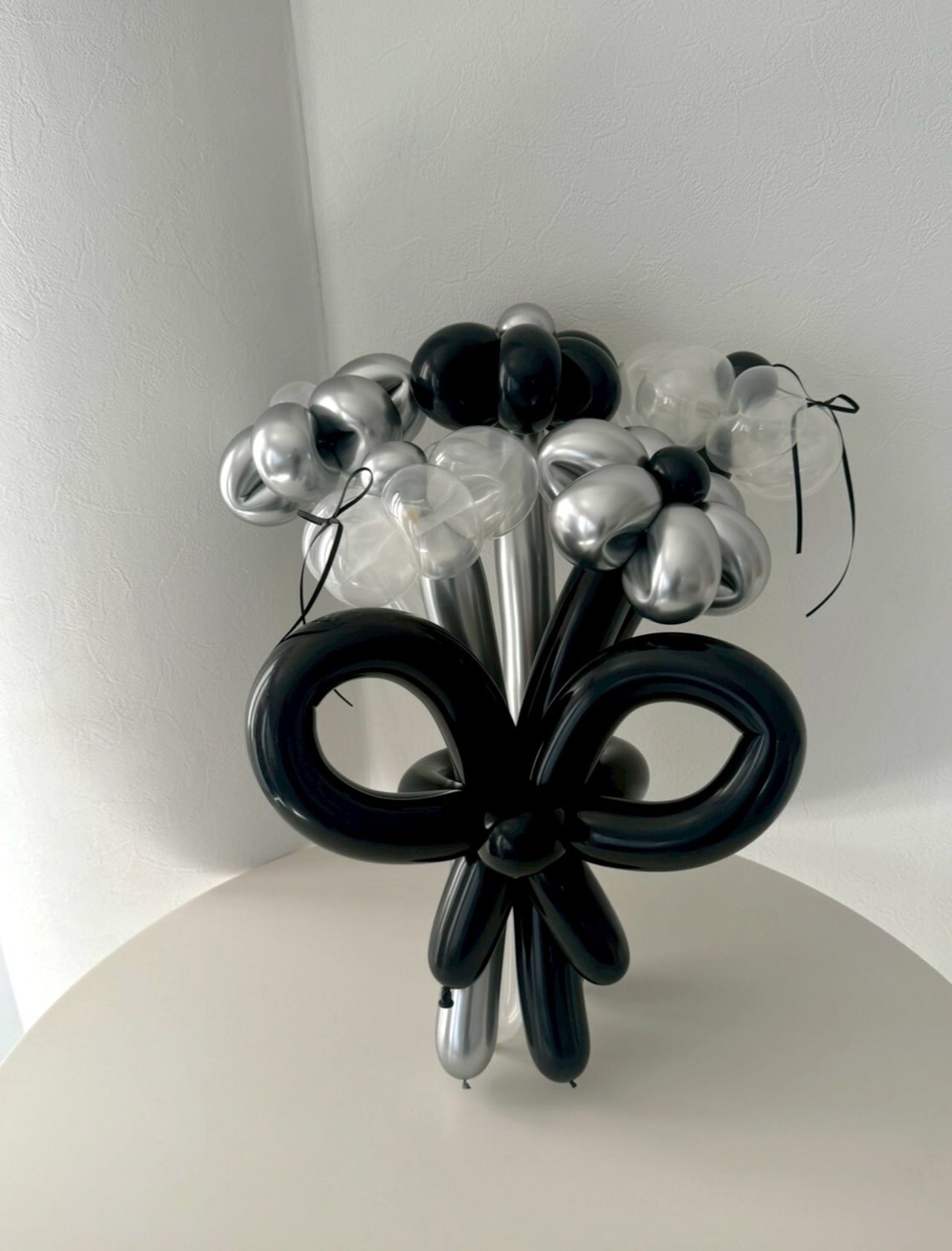 balloon flower bouquet 5本  -リボンver-【サテンリボン付き】【全7色】