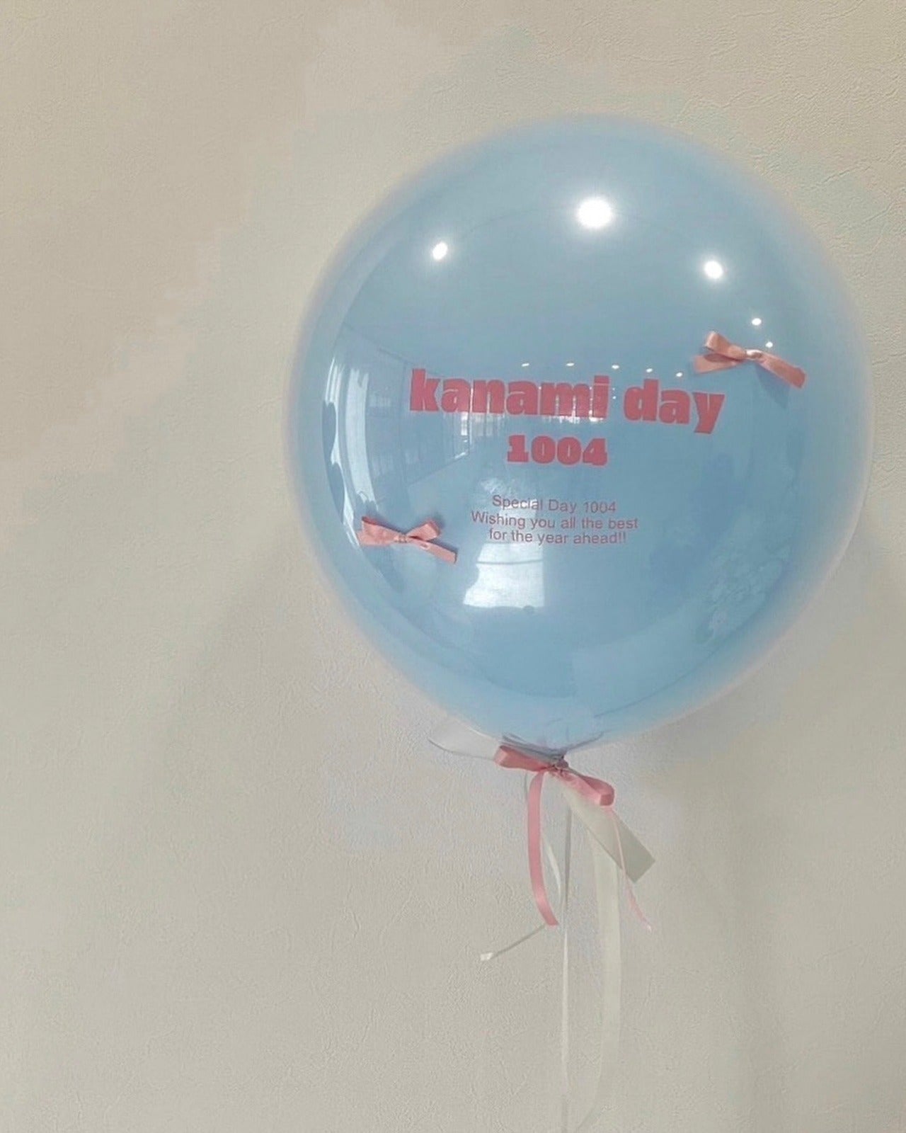 Riri ribbon float  balloon-BIG size-【カラー変更可】