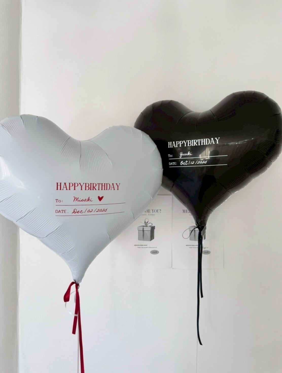 letter heart balloon-BIG size-【全2色】