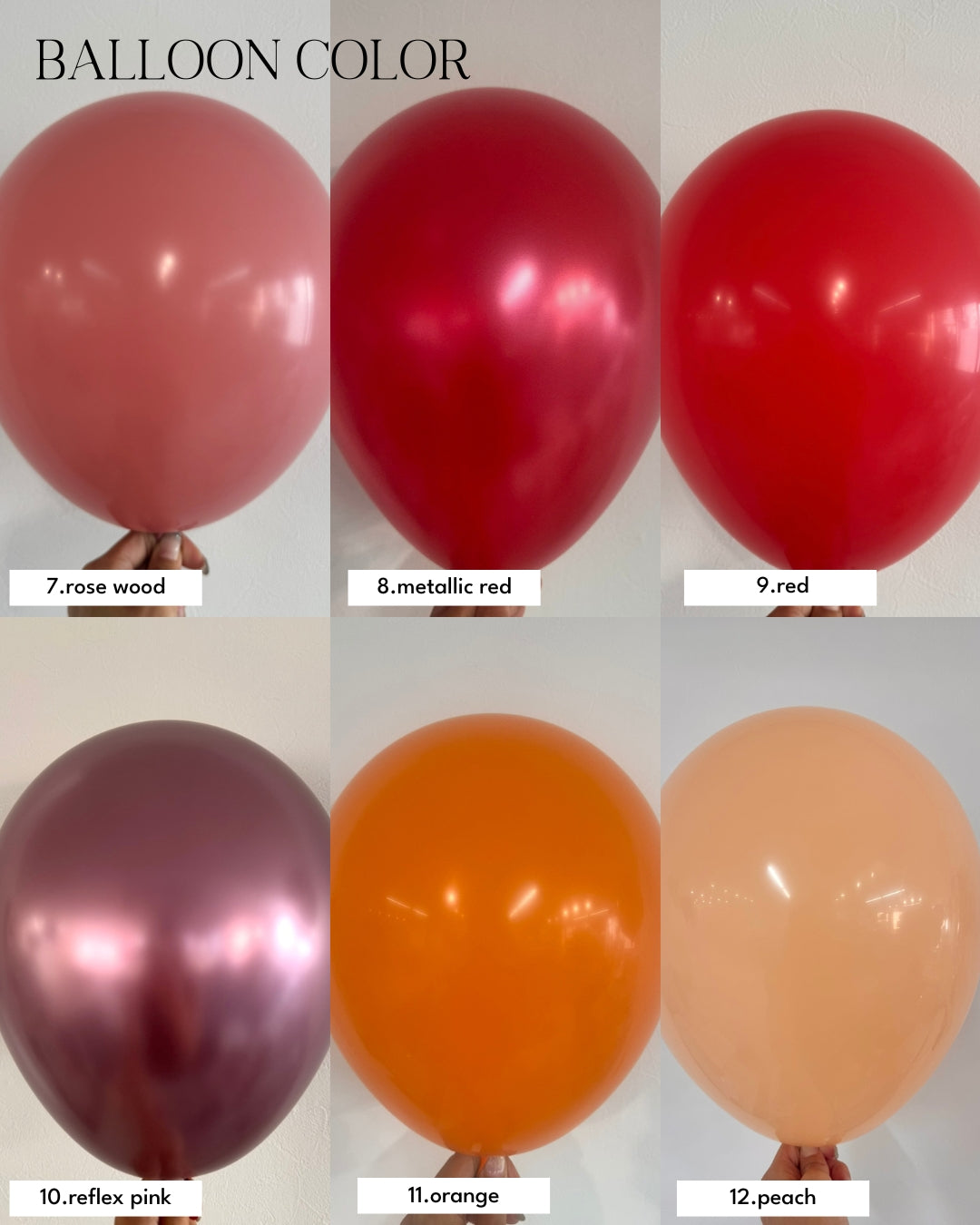 oval balloon 3SET【カスタマイズ】